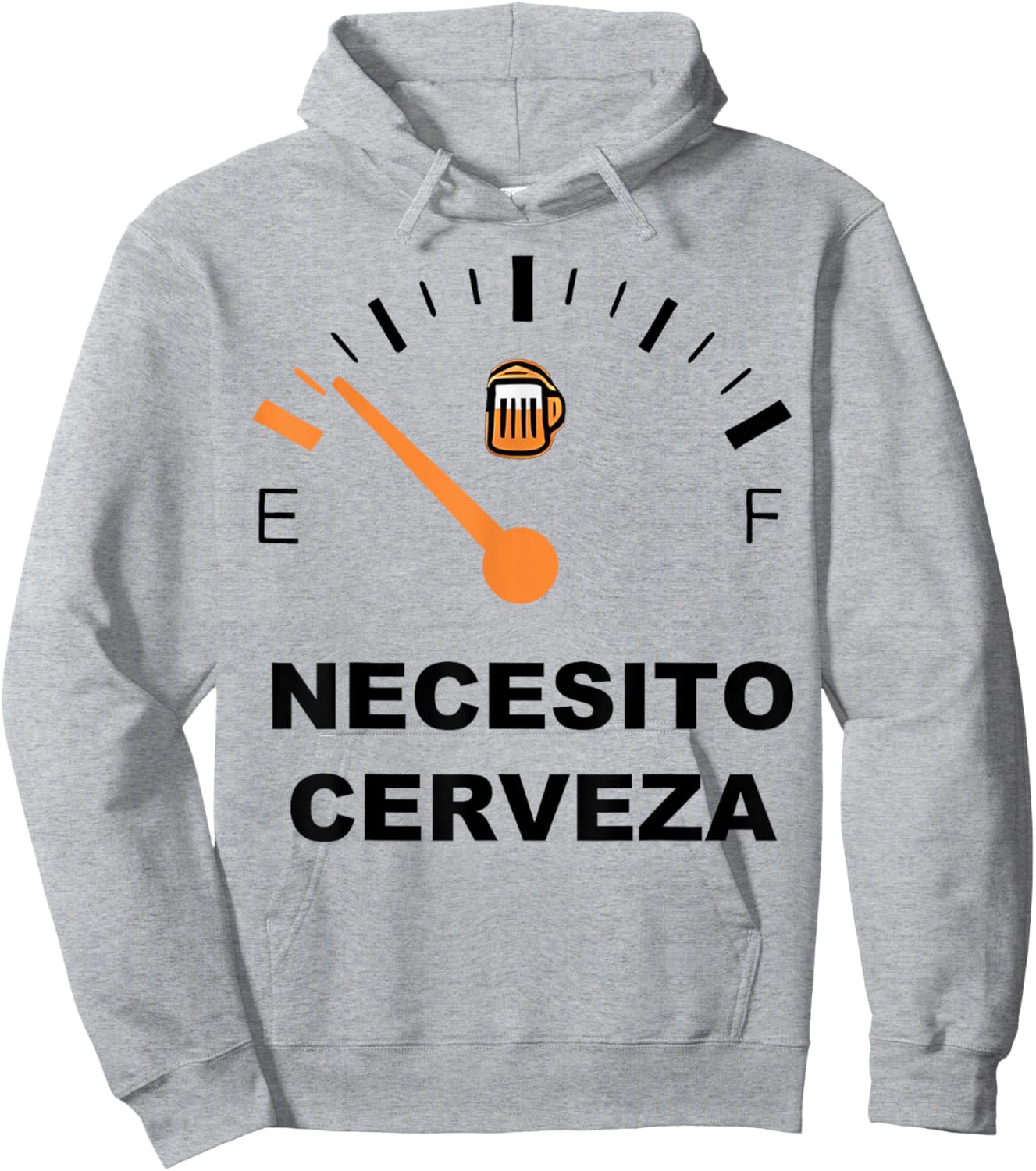 Necesito Cerveza Hoodie - Hoodie | Ash