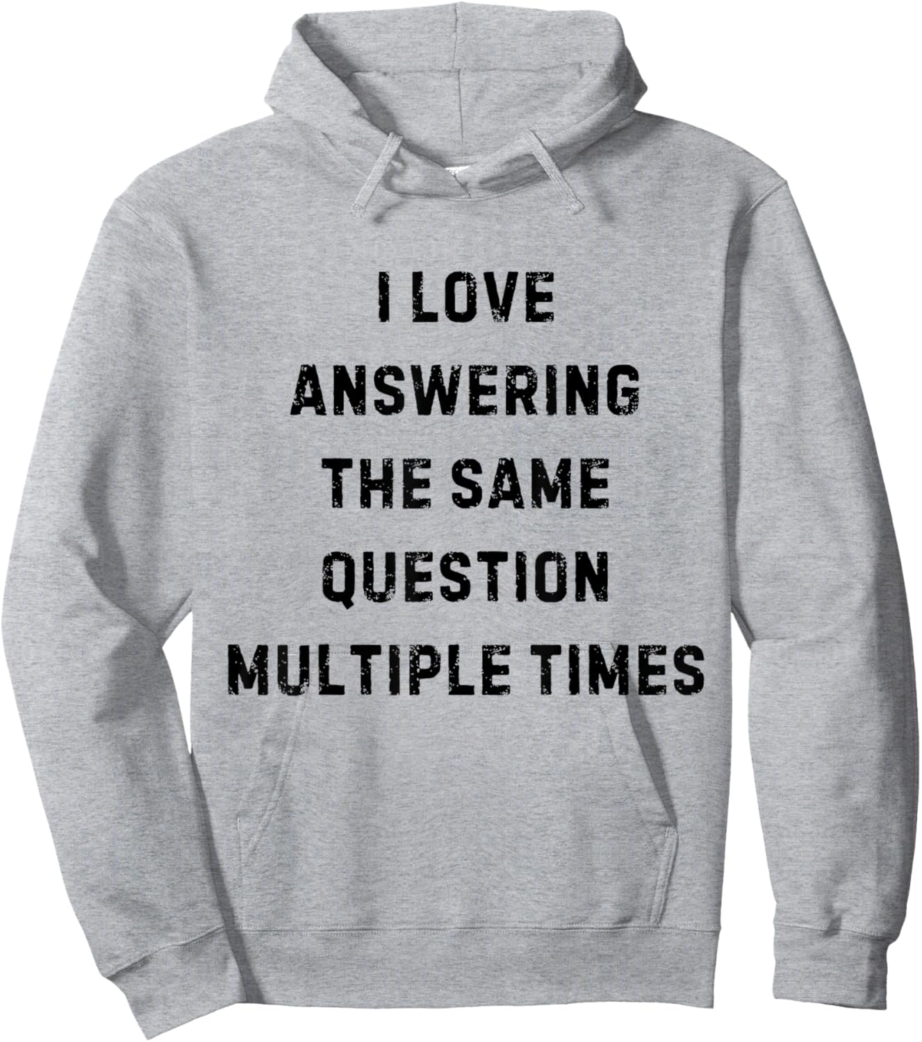 I Love Answering The Same Question Teacher White Lie Party Hoodie - Hoodie | Ash
