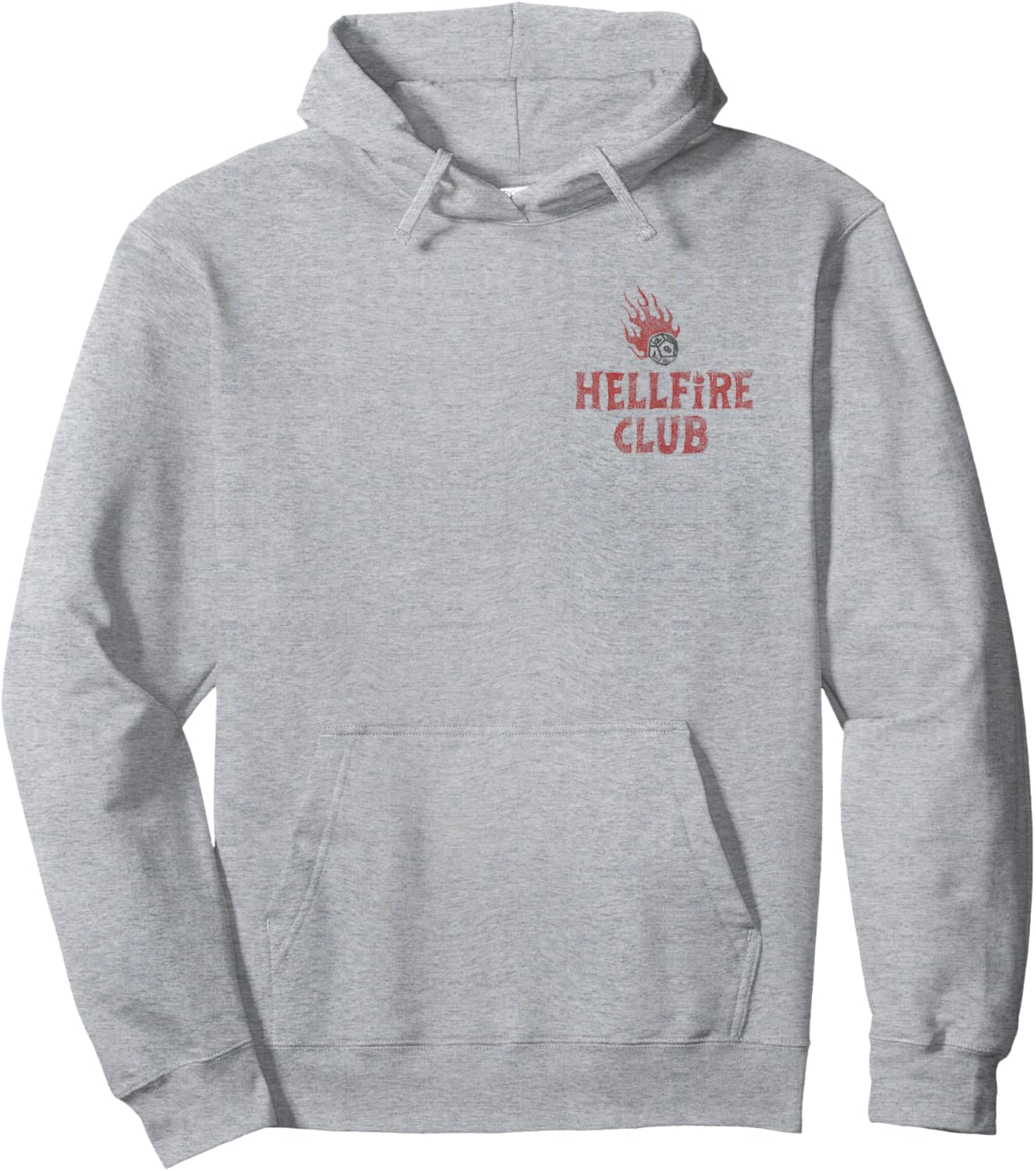 Stranger Things Hellfire Wanted Officially Licensed Hoodie - Hoodie | Ash