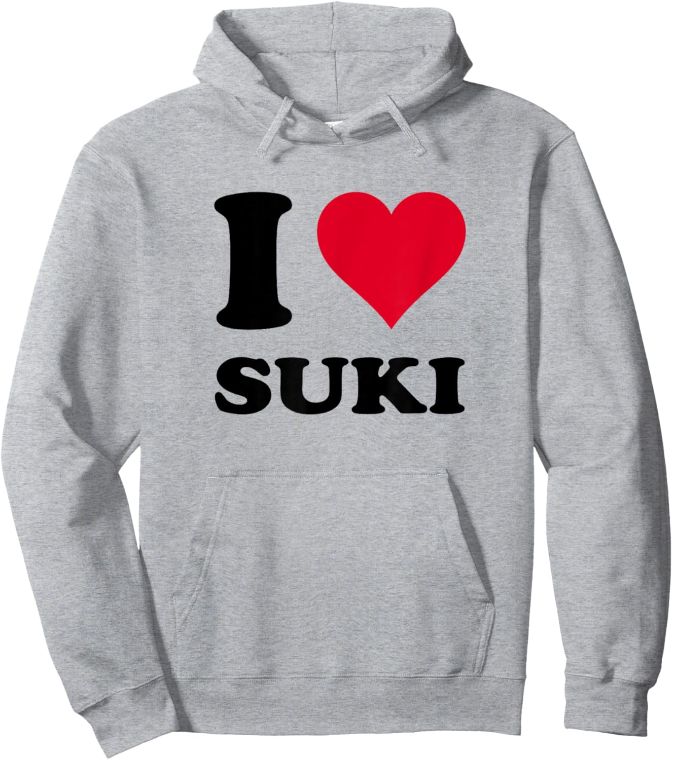 I Love Suki Hoodie - Hoodie | Ash