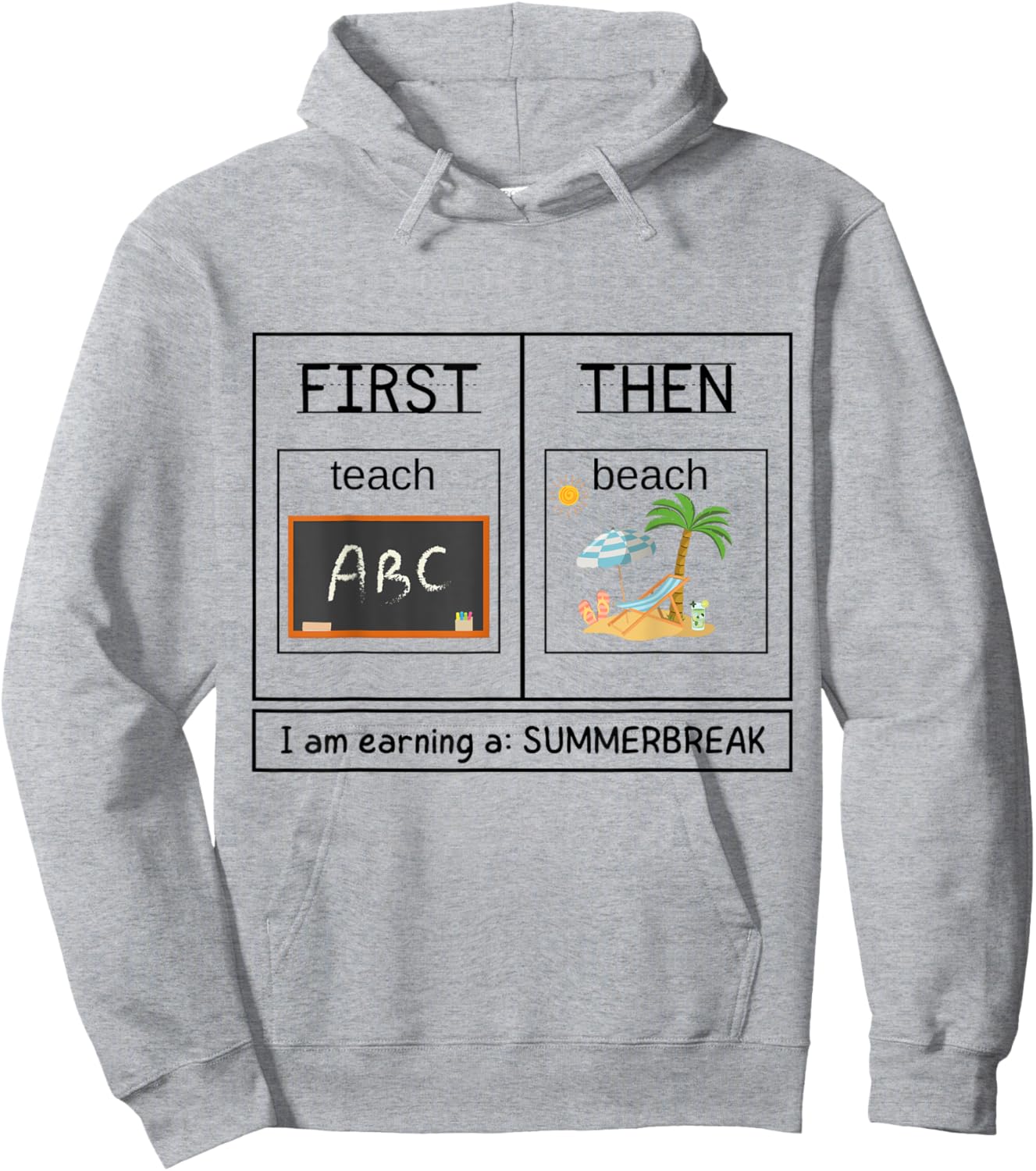 Special Education Teacher First Teach Then Beach Women Hoodie - Hoodie | Ash