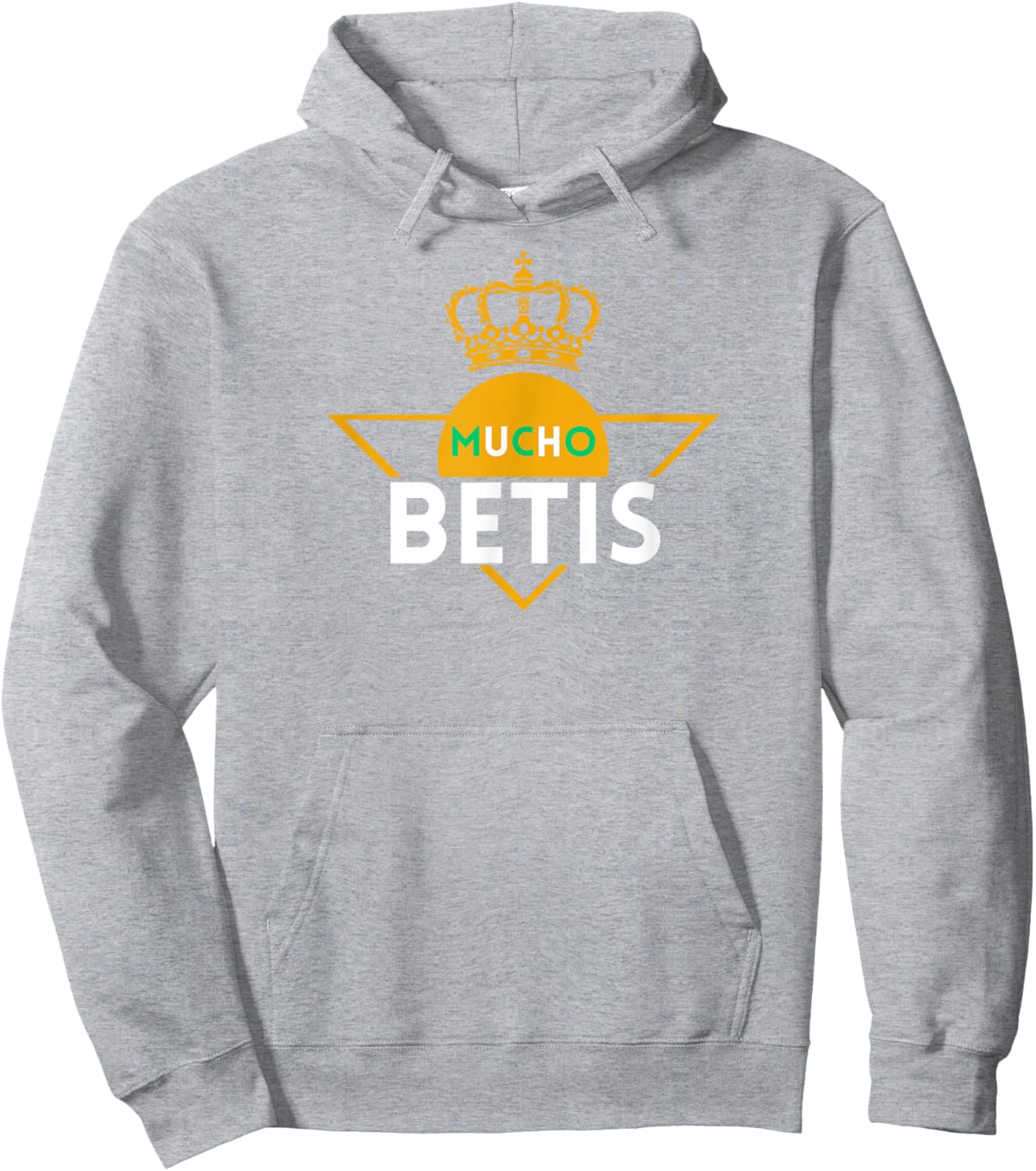 Mucho Betis - Real Fan Betis Balonpie - Hinchas Sevilla Hoodie - Hoodie | Ash