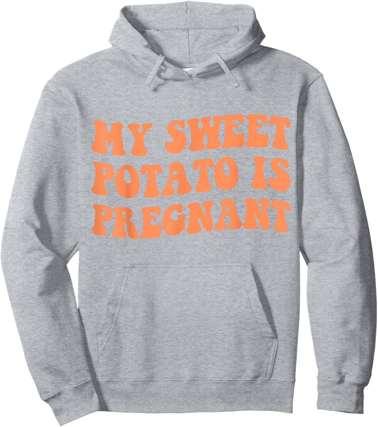 My Sweet Potato Is Pregnant I Yam Matching Couples Pregnancy Hoodie - Hoodie | Ash