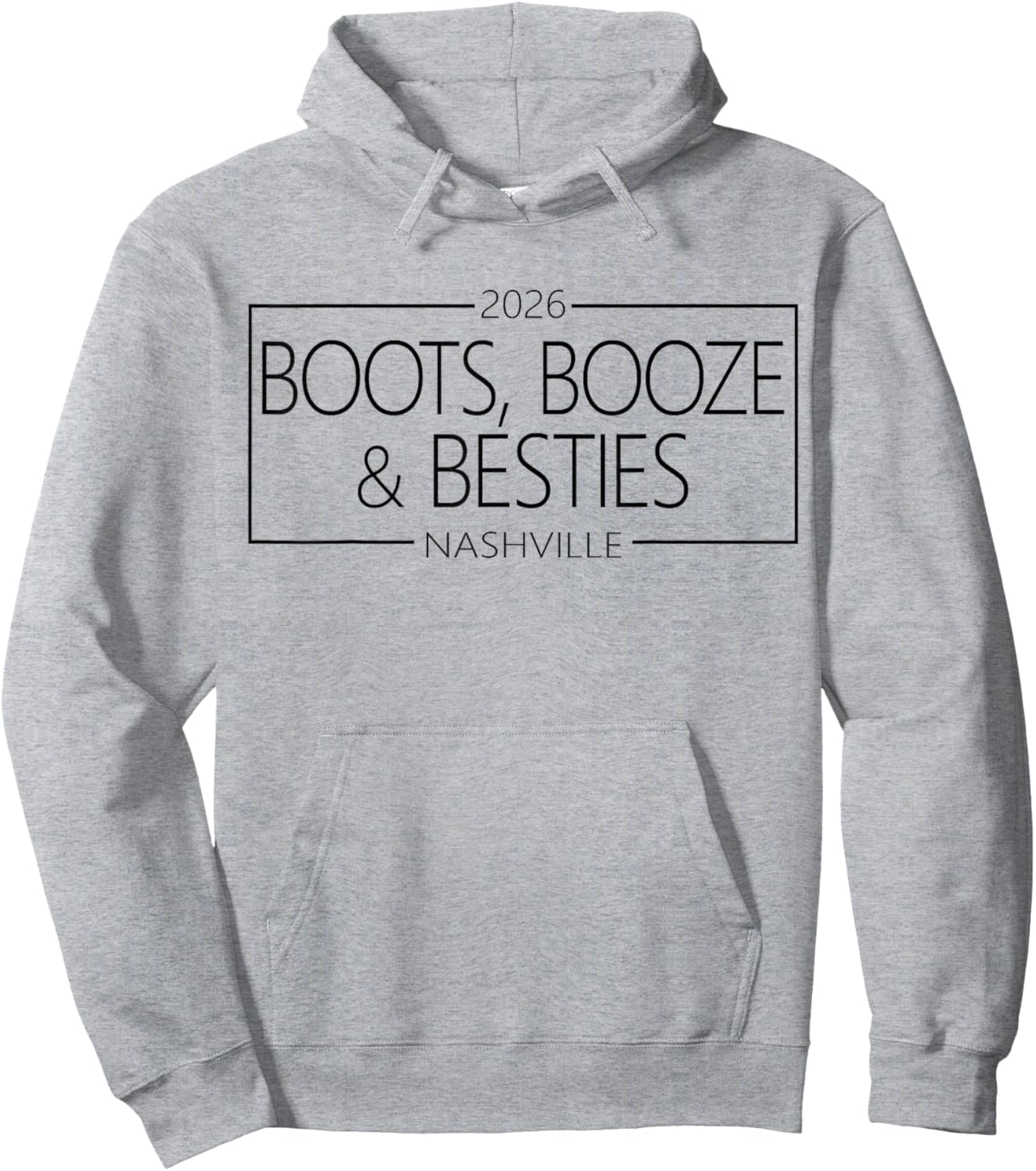 Girls Trip Nashville 2026 Weekend Boots Booze & Besties Hoodie - Hoodie | Ash