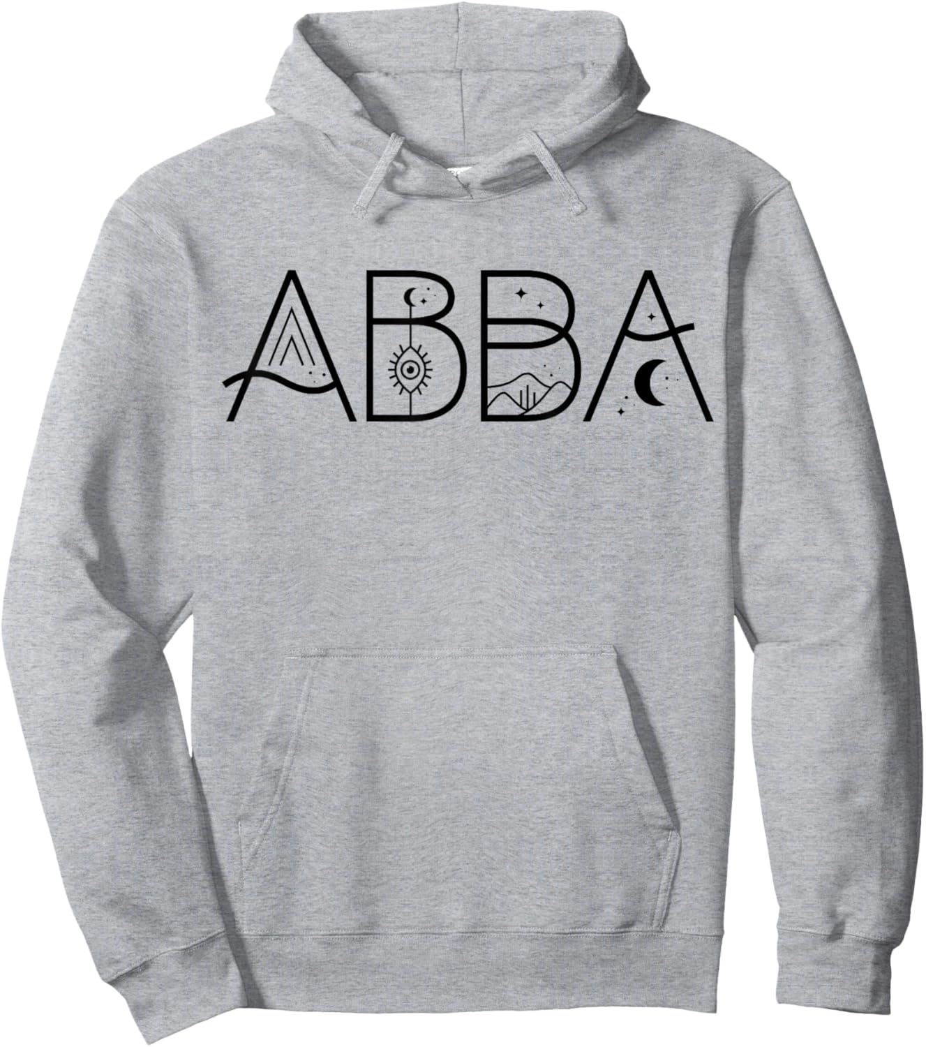 Abba Name Women Men Kids Abba Birthday Shirt Gift Abba Name Hoodie - Hoodie | Ash