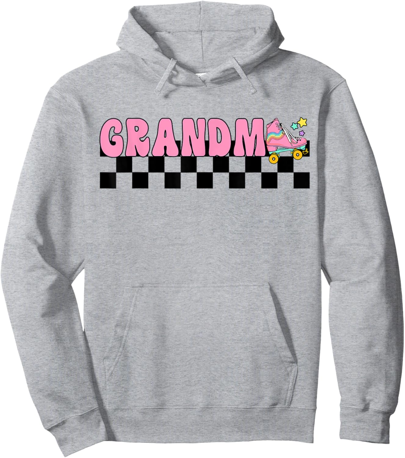 Grandma Rolling Into Birthday Roller Skating Family Matching Hoodie - Hoodie | Ash