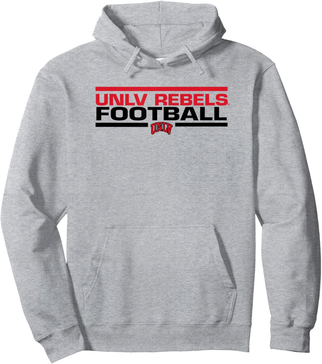 UNLV Rebels Football Tackle White Officially Licensed Hoodie - Hoodie | Ash