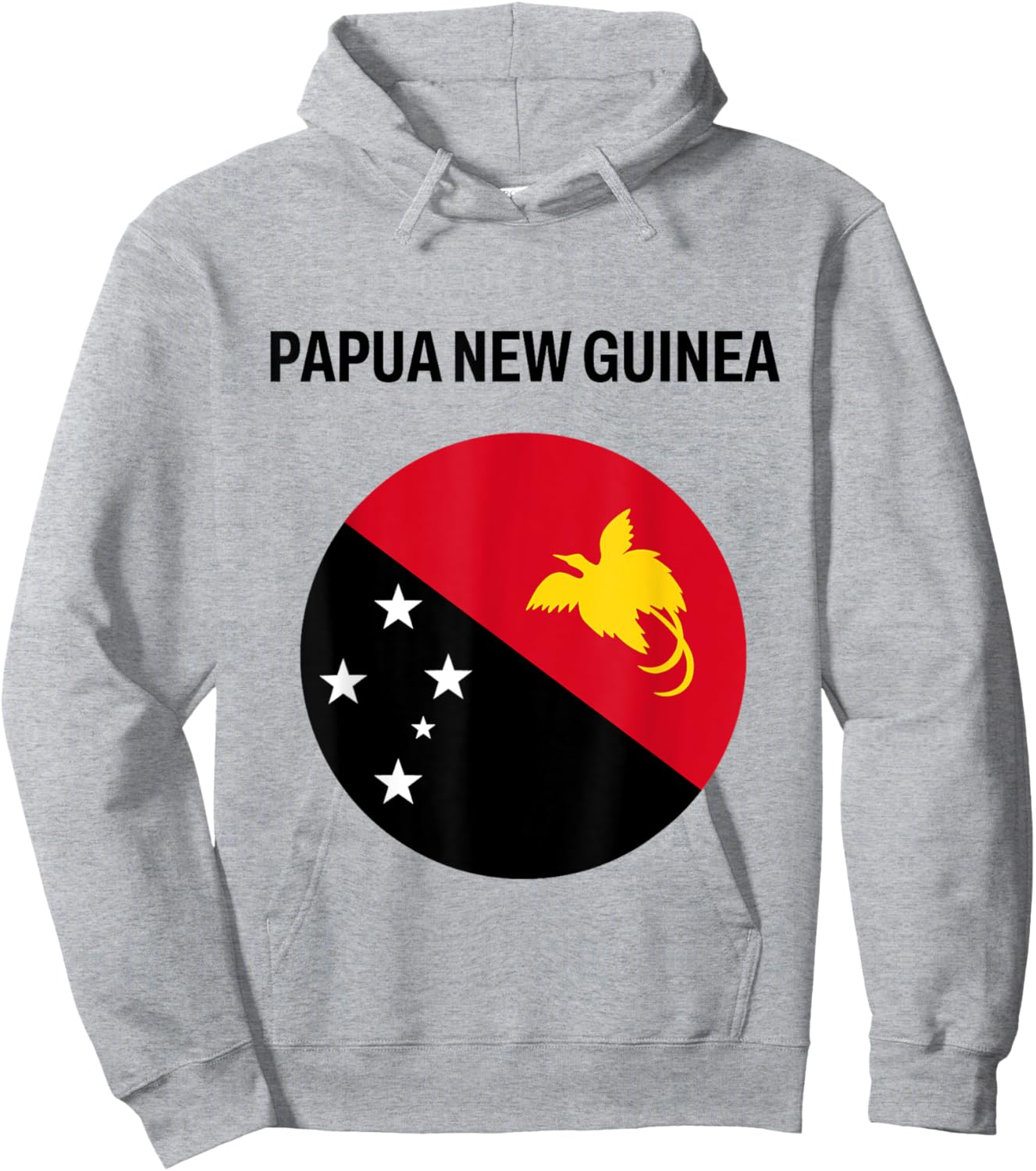 Papua New Guinea Flag Modern Hoodie - Hoodie | Ash