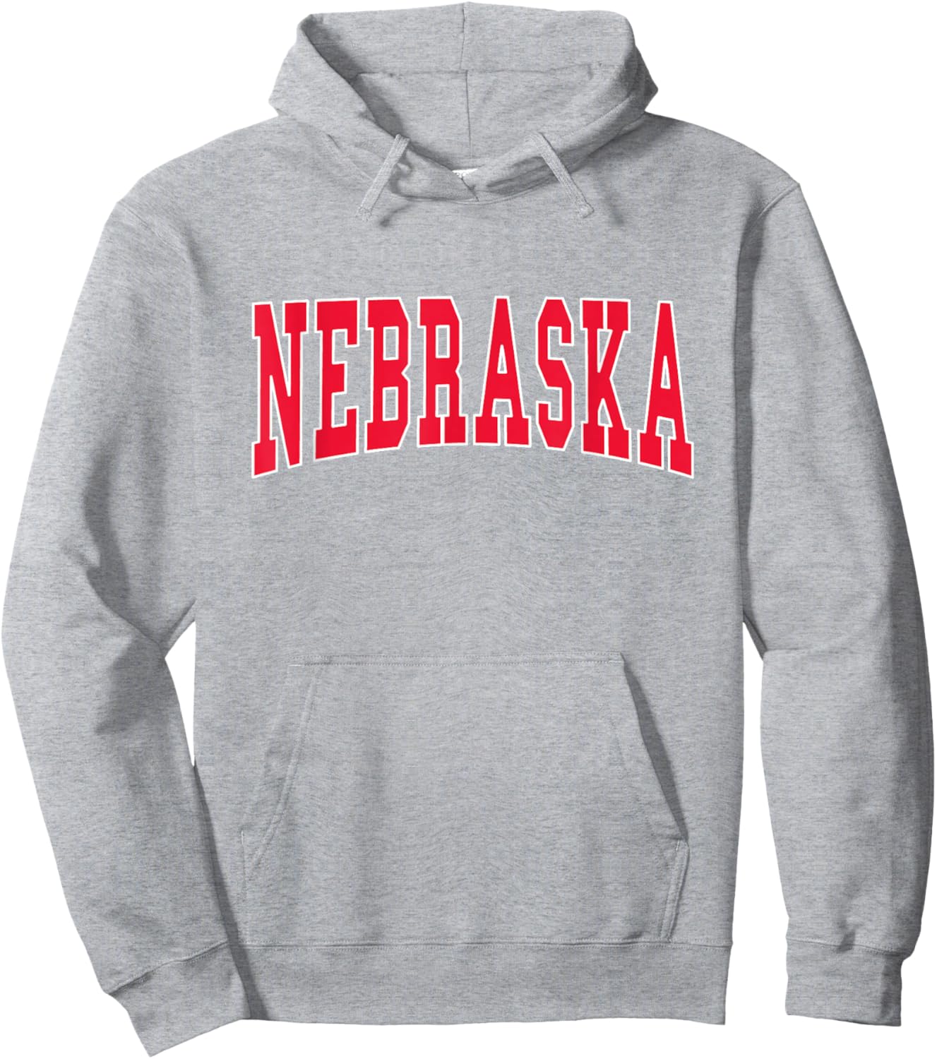 NEBRASKA - Throwback Design - Classic Hoodie - Hoodie | Ash