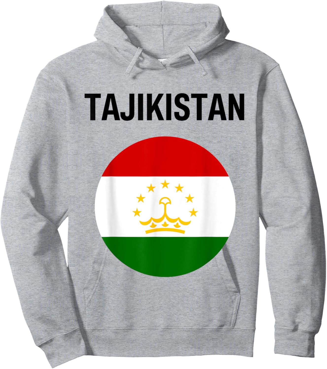 Tajikistan Flag Modern Hoodie - Hoodie | Ash