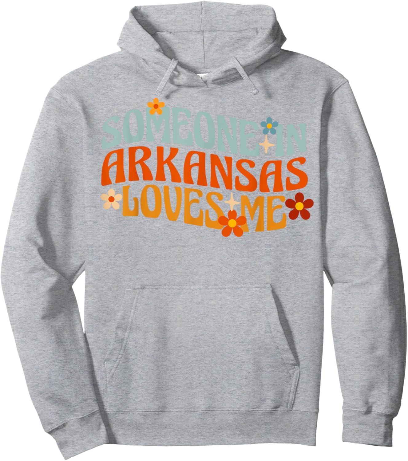 Someone In Arkansas Loves Me Natural State Hoodie - Hoodie | Ash