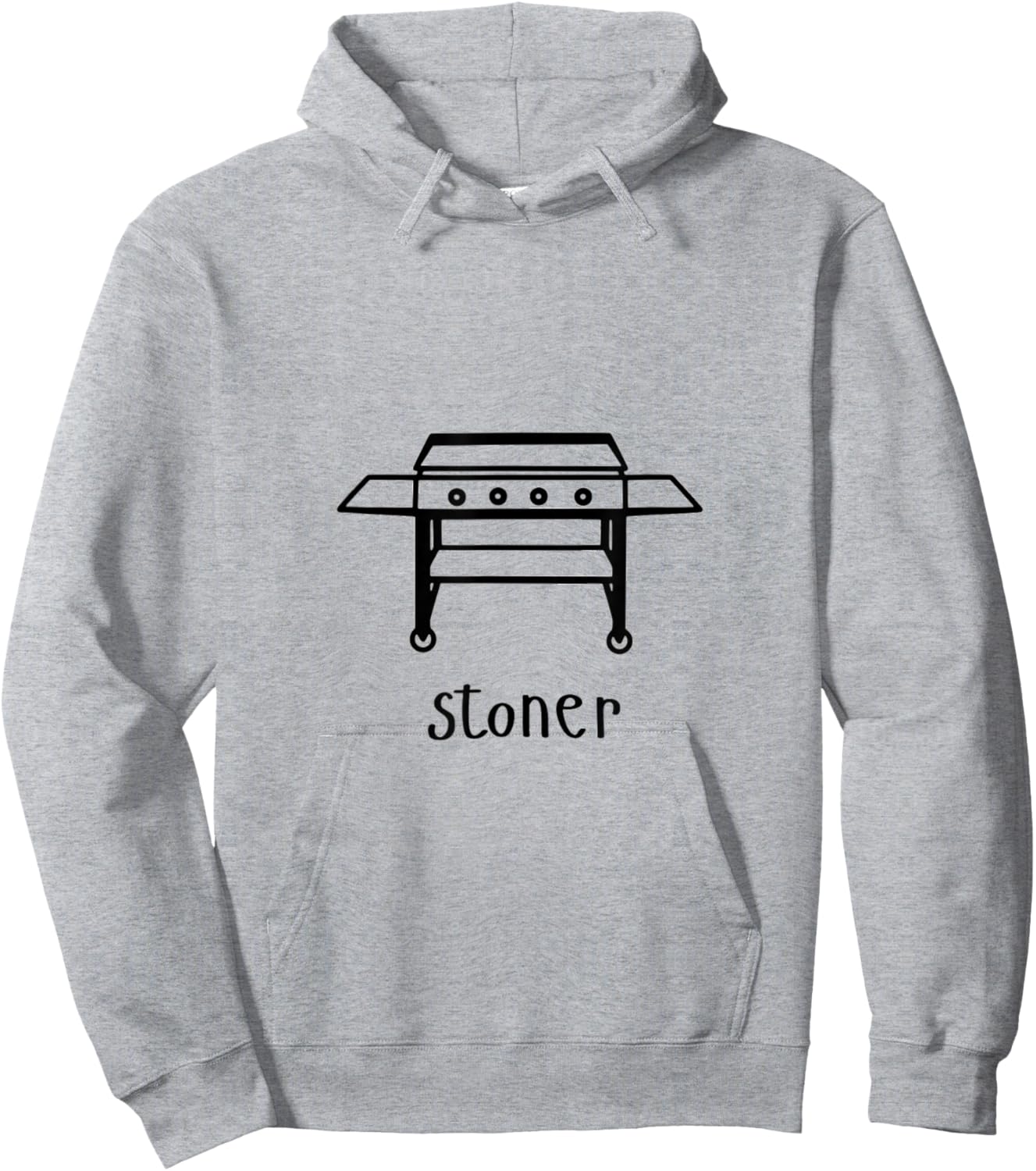 Stoner Grilling / Outdoor Cooking Hoodie - Hoodie | Ash