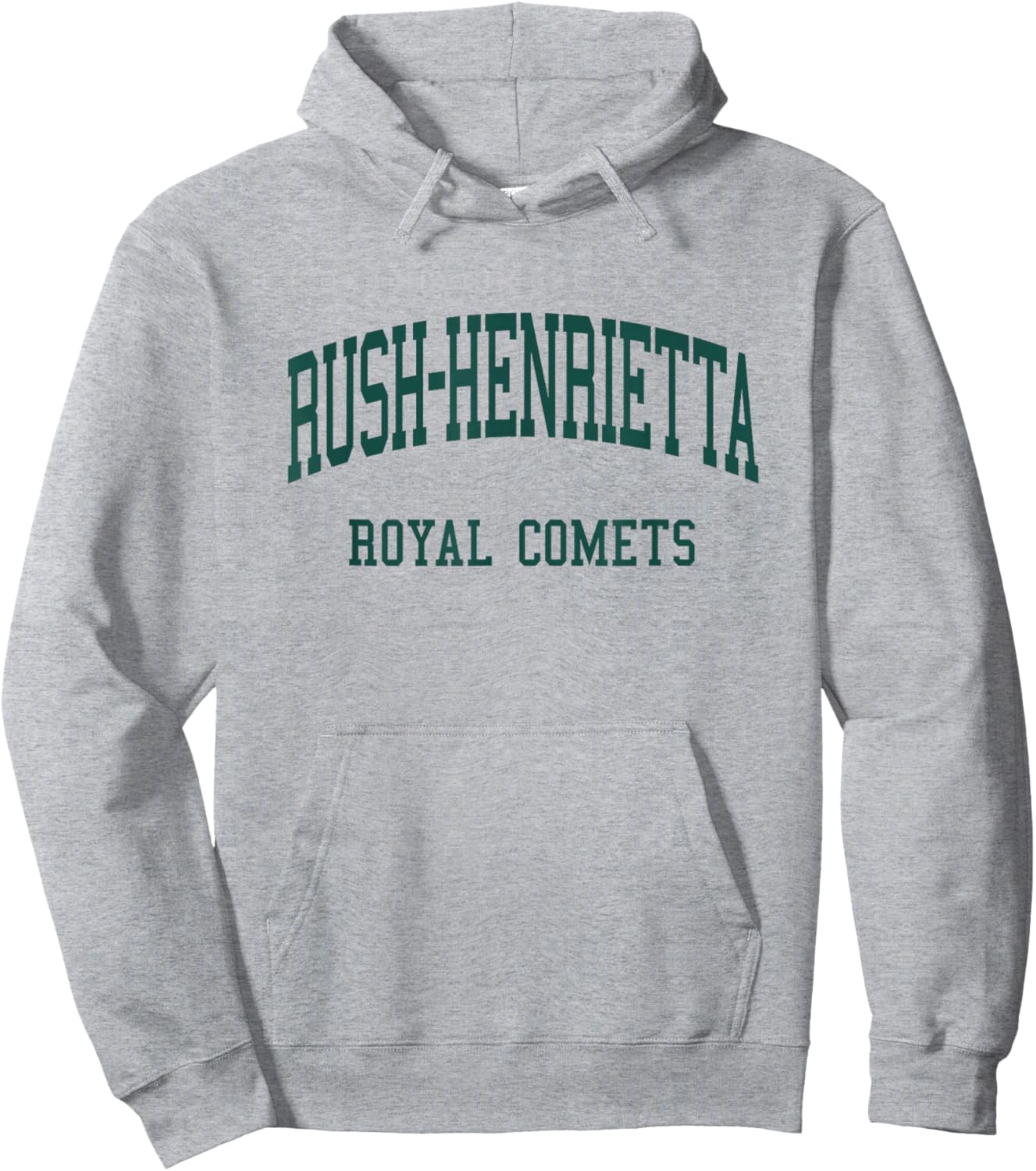 Rush-Henrietta High School HS Henrietta NY Retro Hoodie - Hoodie | Ash