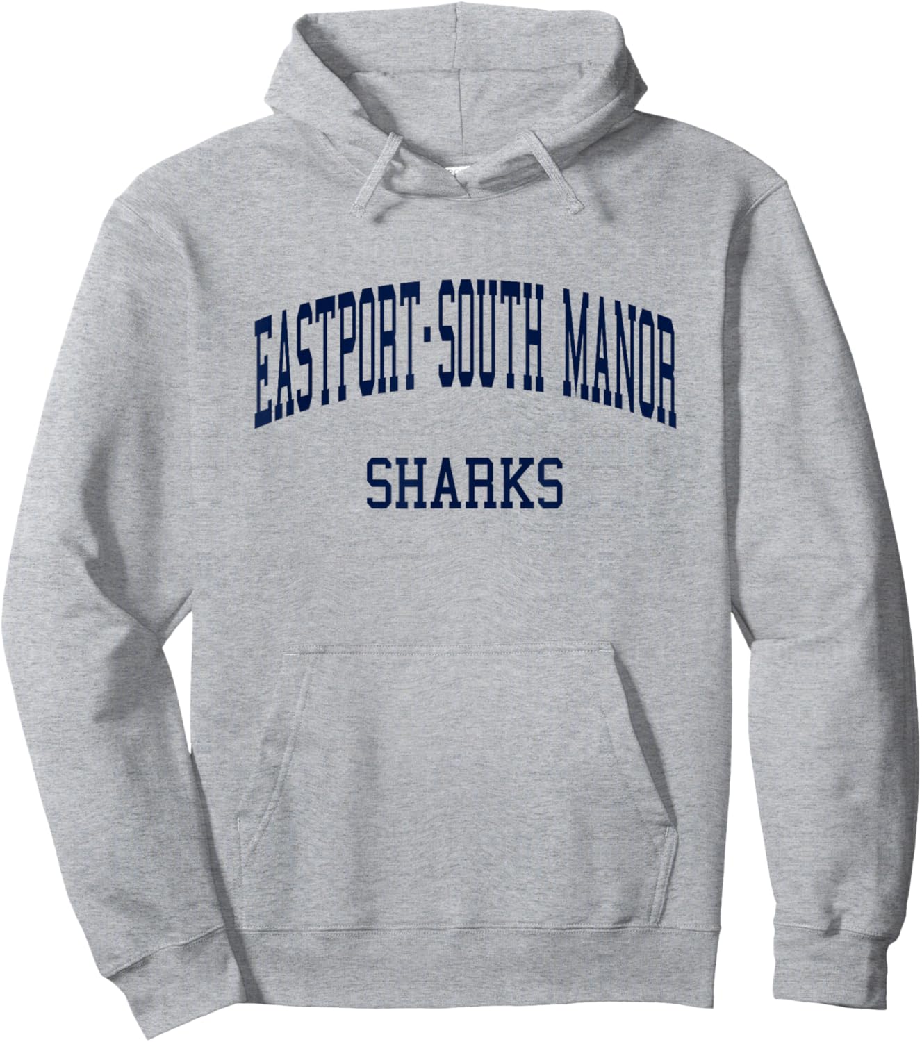 Eastport-South Manor High School HS Manorville NY Retro Hoodie - Hoodie | Ash
