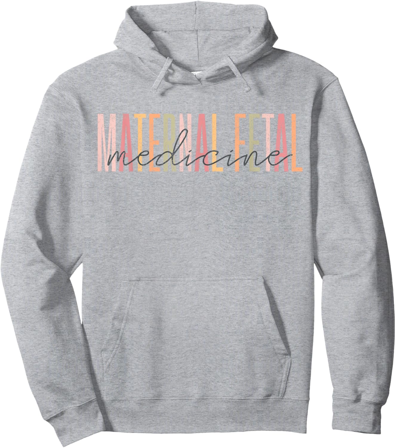 Maternal Fetal Medicine Sonographer MFM Sonographer Caring f Hoodie - Hoodie | Ash