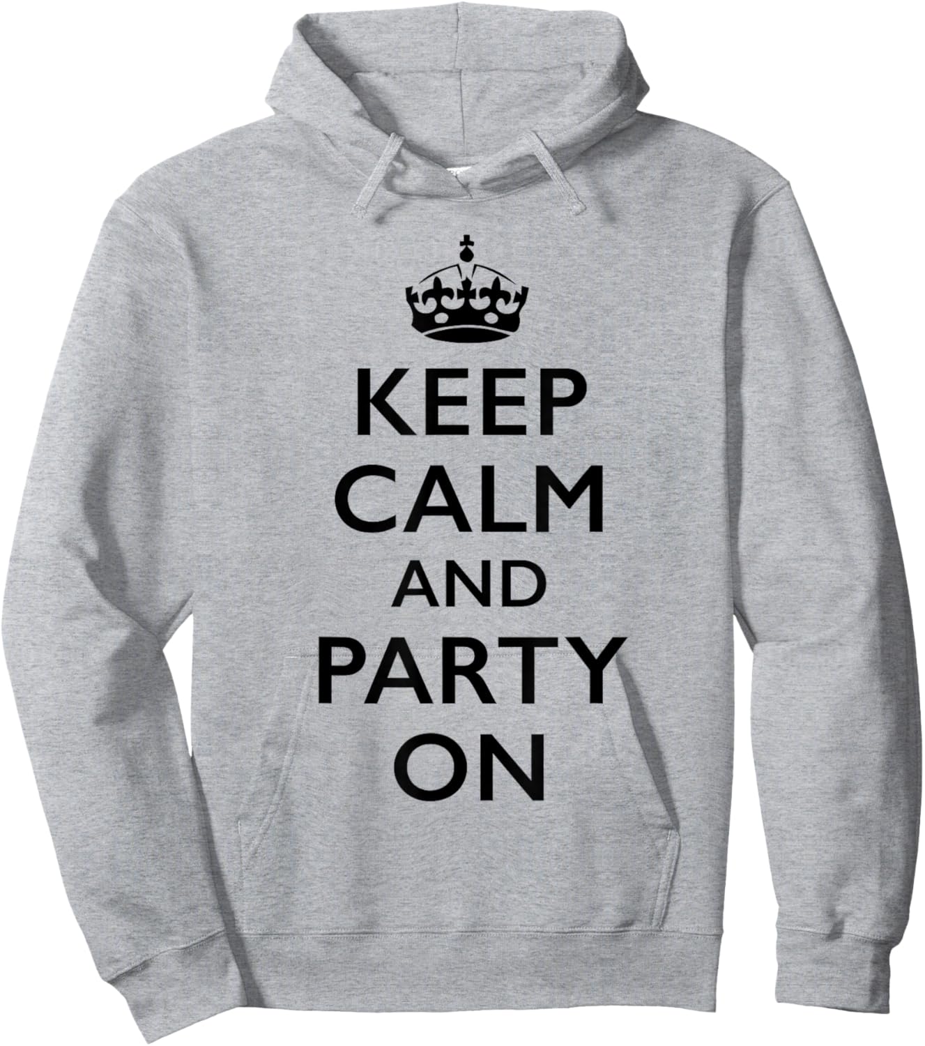 Keep Calm and Party On Hoodie - Hoodie | Ash