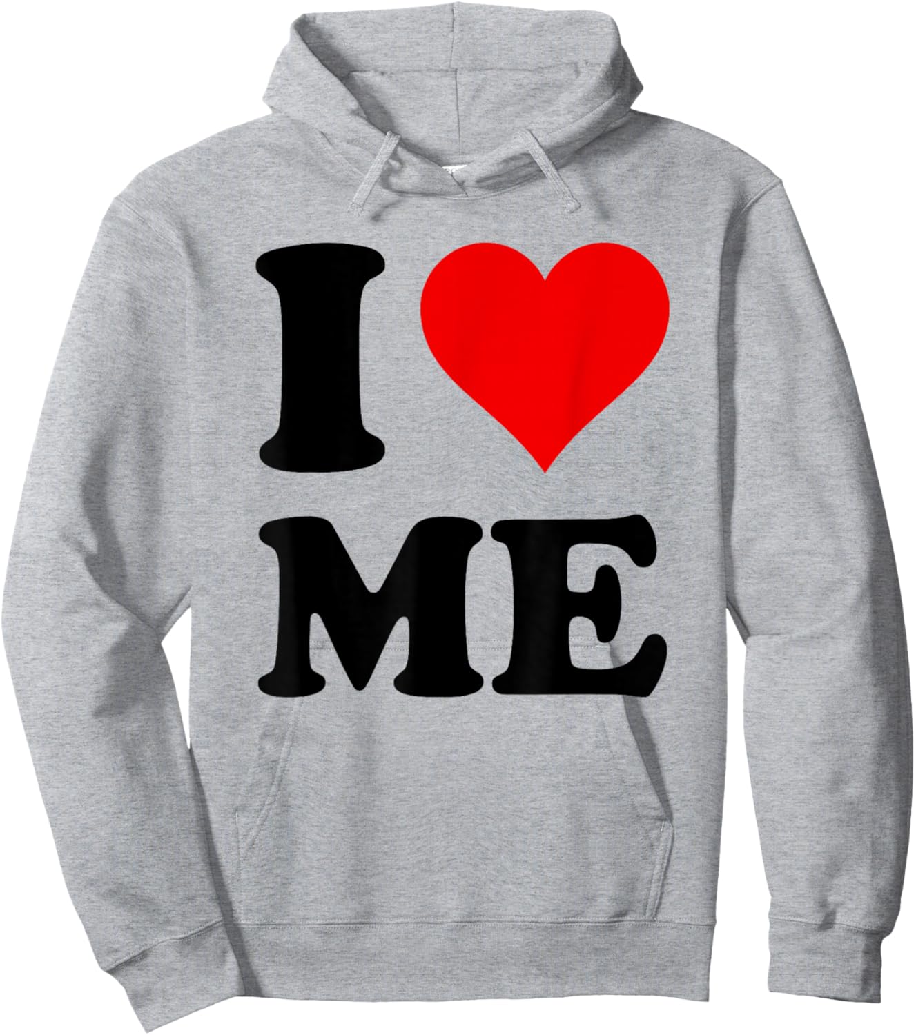 I Love Me Hoodie - Hoodie | Ash