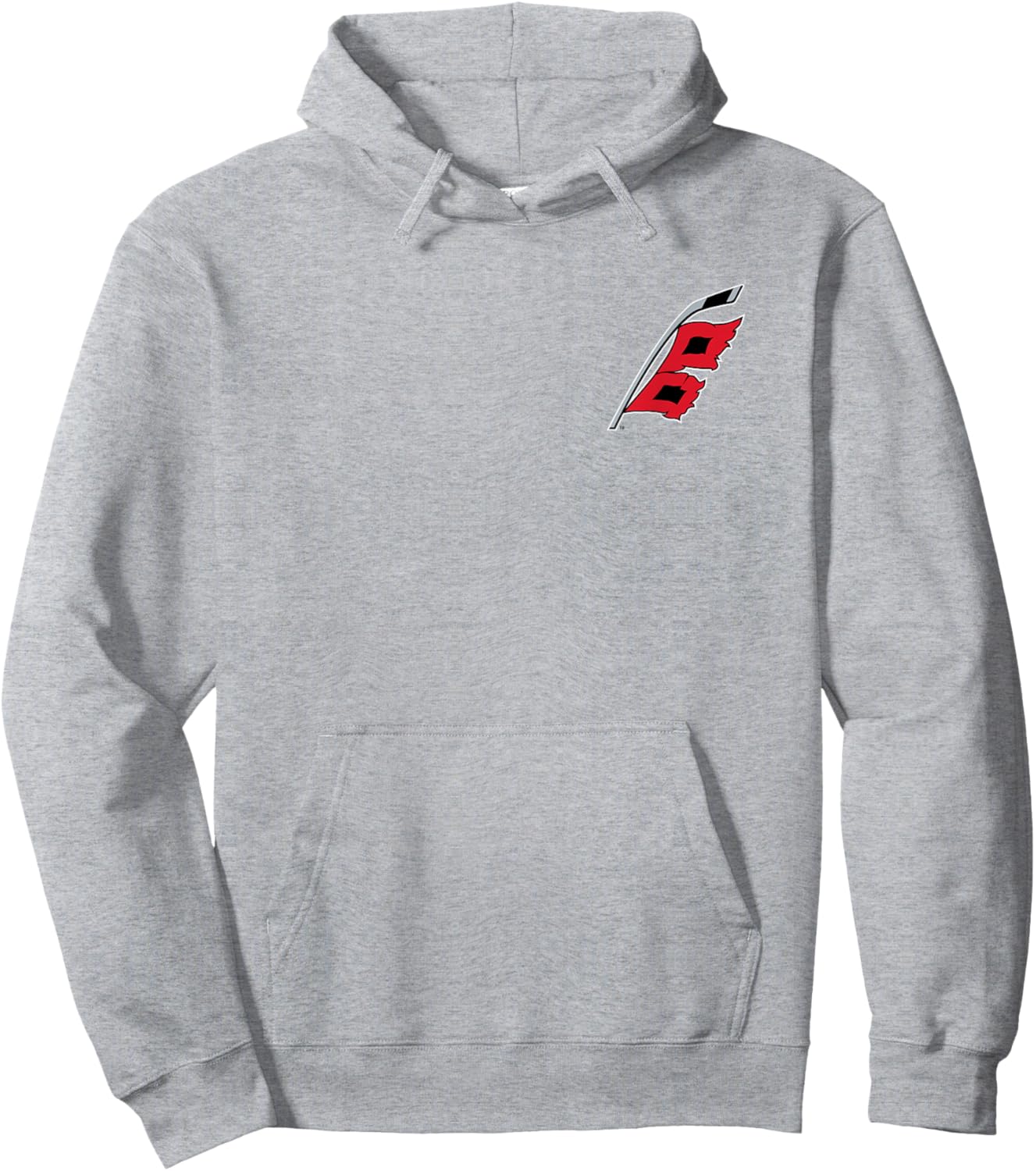 Carolina Hurricanes Front/Back Gray NHL Officially Licensed Hoodie - Hoodie | Ash