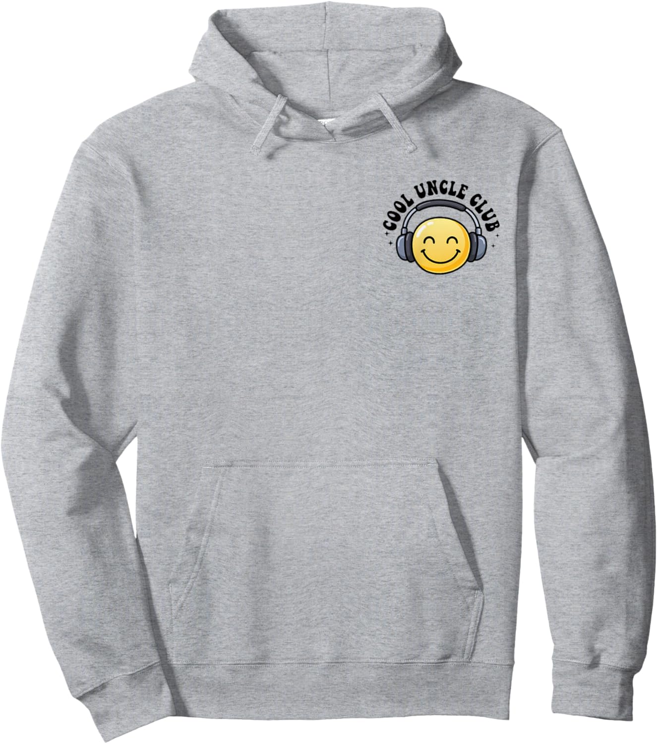 Cool Uncle Club Fathers Day 2026 Best Uncle Pocket Hoodie - Hoodie | Ash