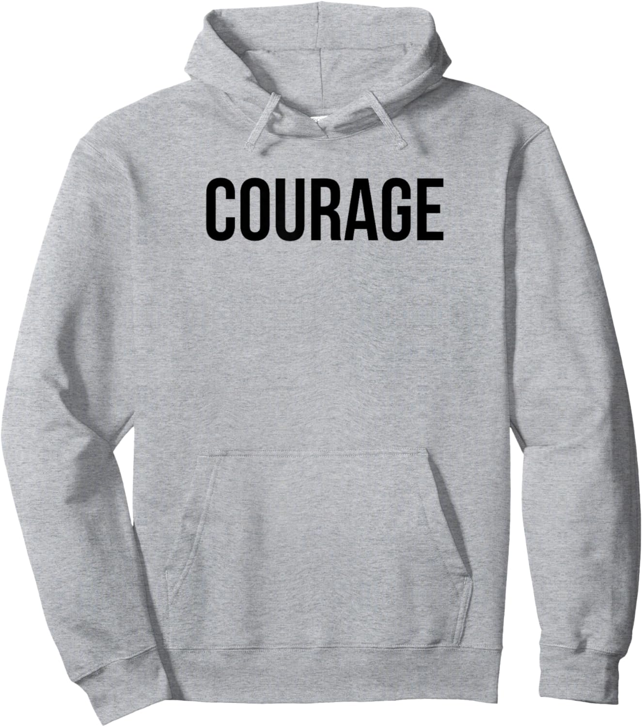 Courage Power Words Positive Affirmations Trendy I Live Life Hoodie - Hoodie | Ash