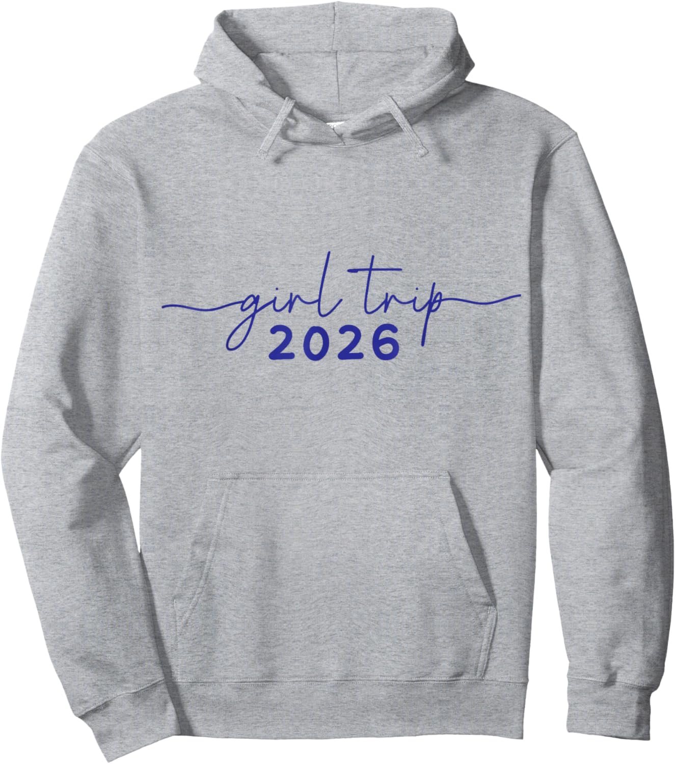 Girl Trip 2026 Squad Vacation Souvenir Hoodie - Hoodie | Ash