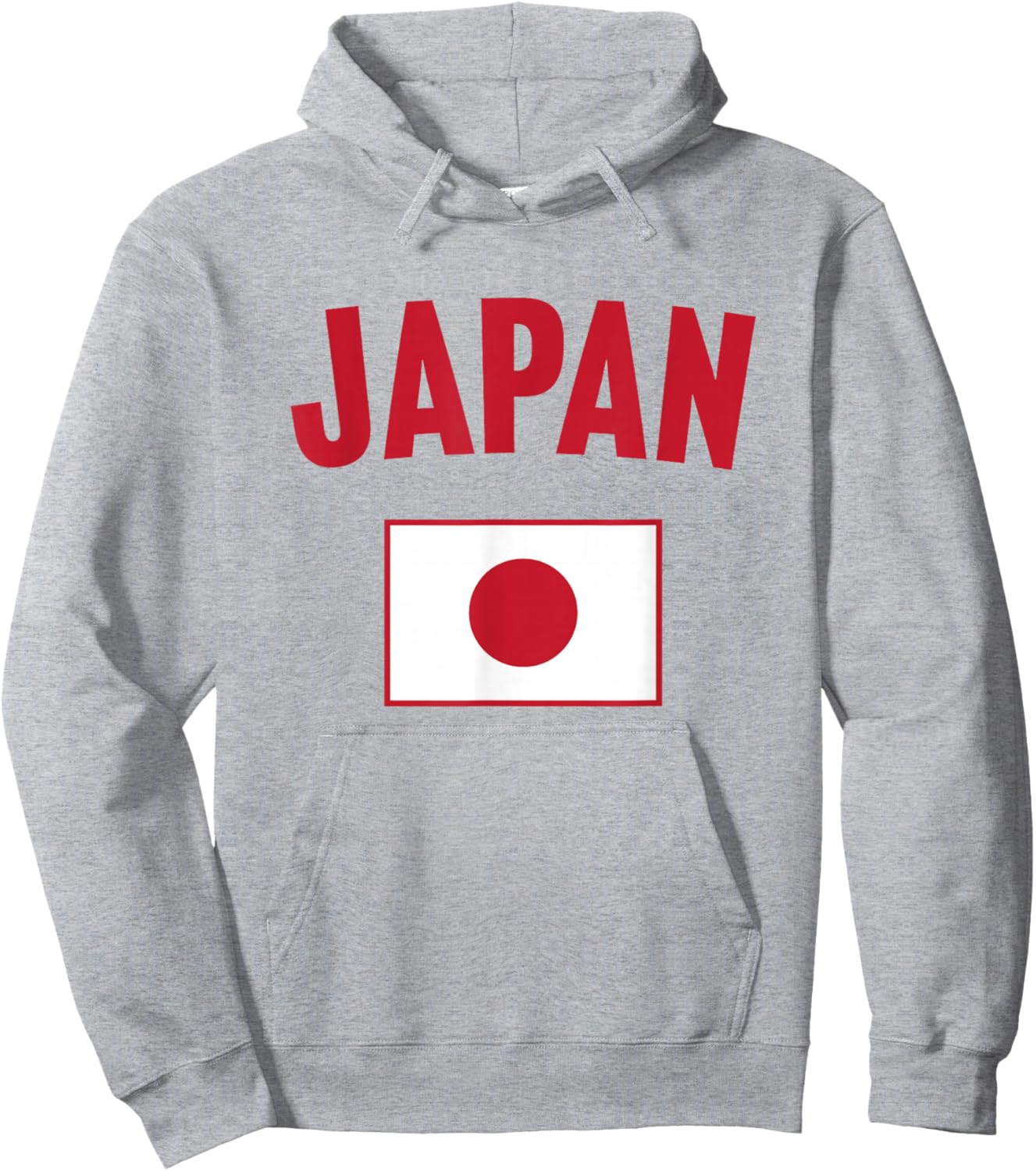 Japan Flag Hoodie - Hoodie | Ash