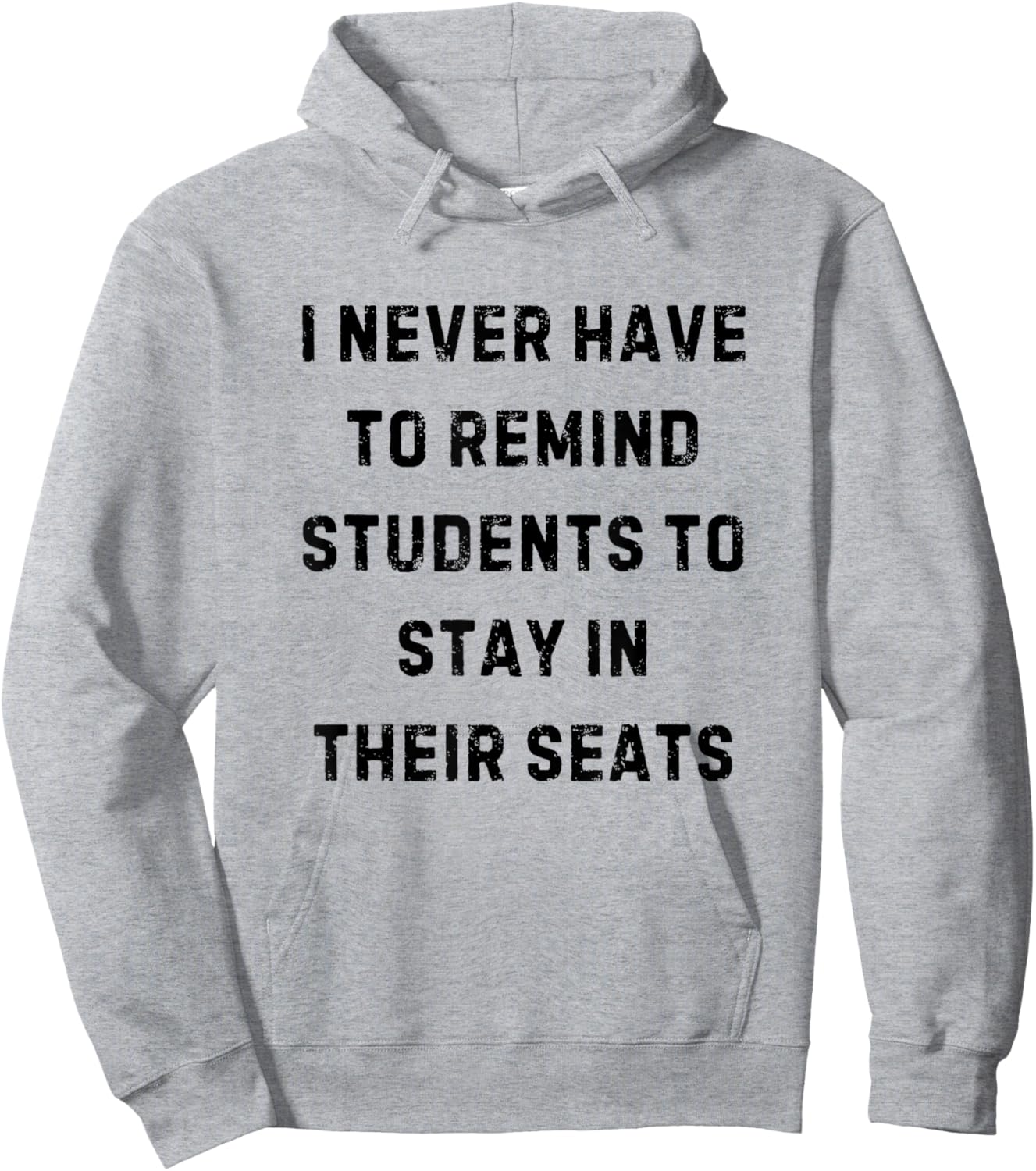 Never Have to Remind Students Stay in Seats White Lie Party Hoodie - Hoodie | Ash