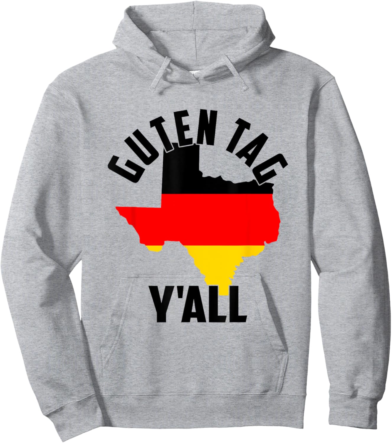 Retro Guten Tag Y'all Funny Texas Germany Oktoberfest German Hoodie - Hoodie | Ash