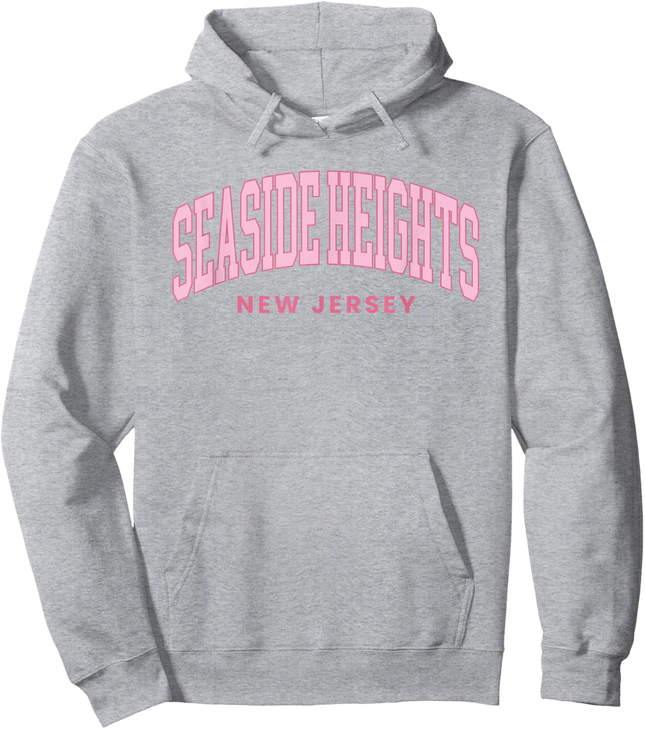 Seaside Heights New Jersey Retro Preppy Throwback Hoodie - Hoodie | Ash