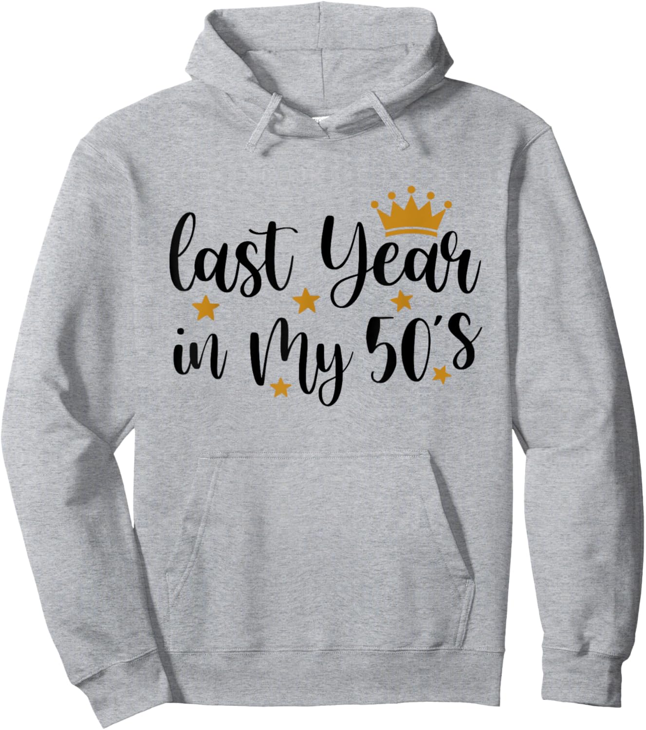 Last Year In My 50s Birthday Happy 59th Birthday Party Hoodie - Hoodie | Ash