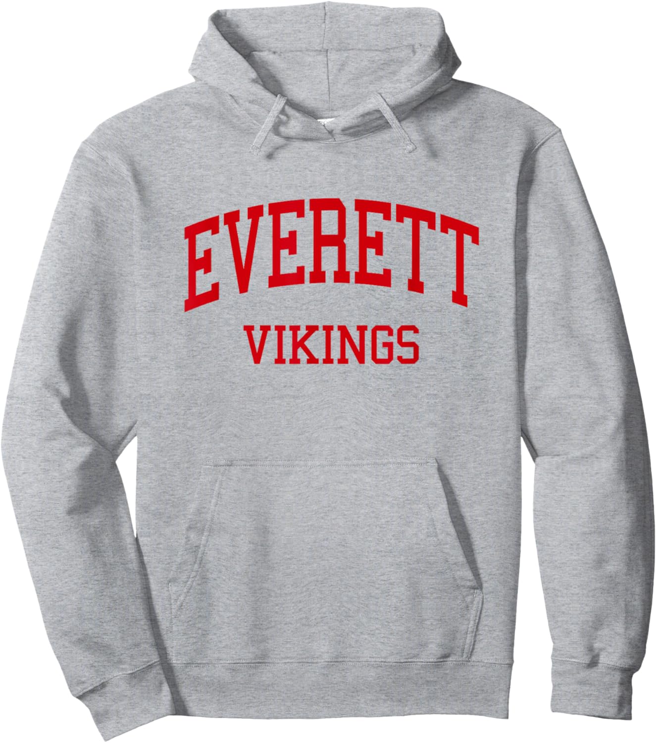 Everett High School HS Lansing MI Retro Hoodie - Hoodie | Ash