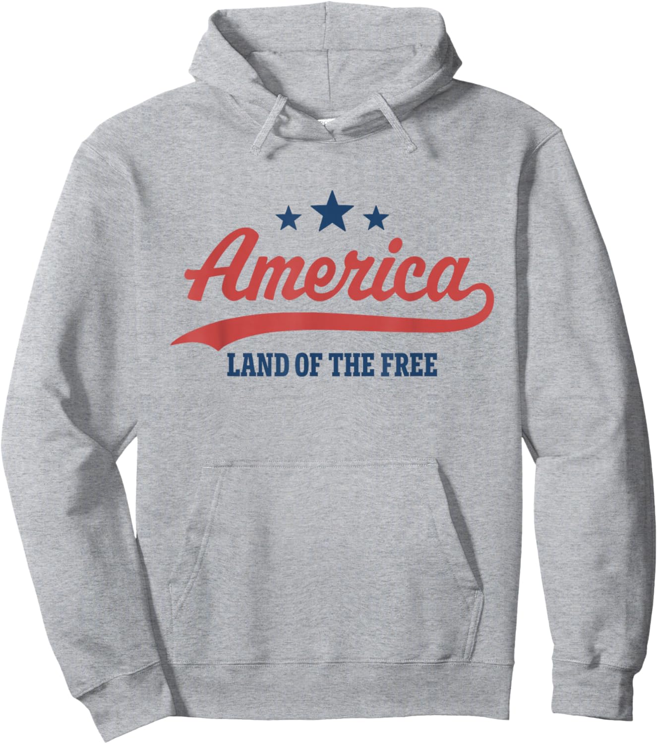 America Land of the Free Hoodie - Hoodie | Ash