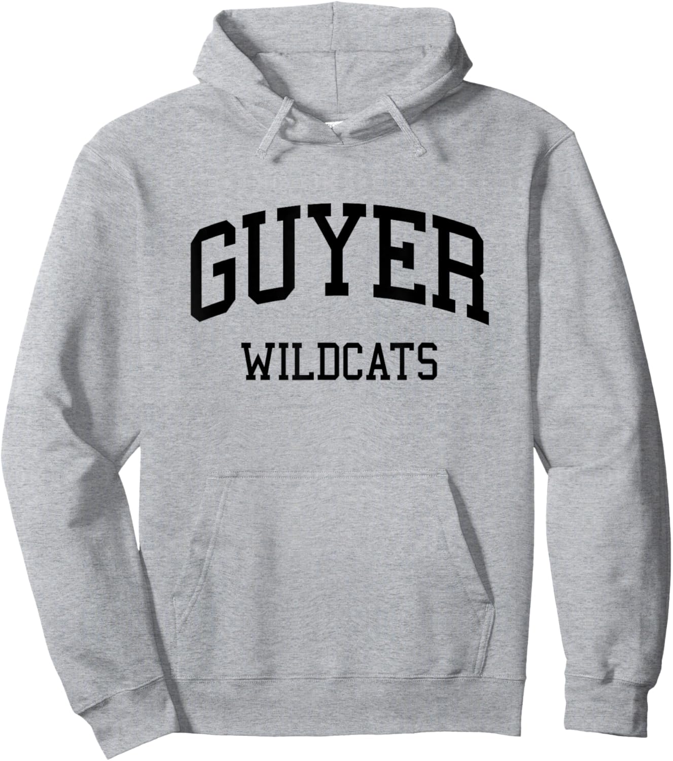 Guyer High School HS Denton TX Retro Hoodie - Hoodie | Ash