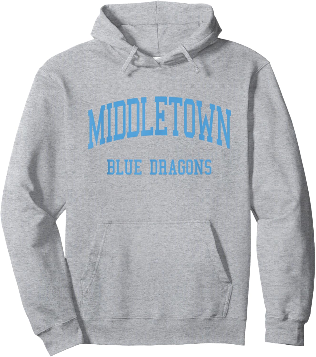 Middletown High School HS Middletown CT Retro Hoodie - Hoodie | Ash