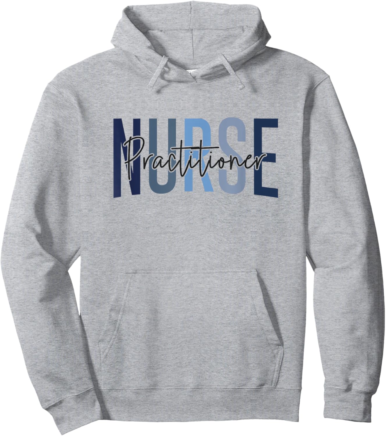 Funny Family Nurse Practitioner NP Nursing Day Nurse Week Hoodie - Hoodie | Ash