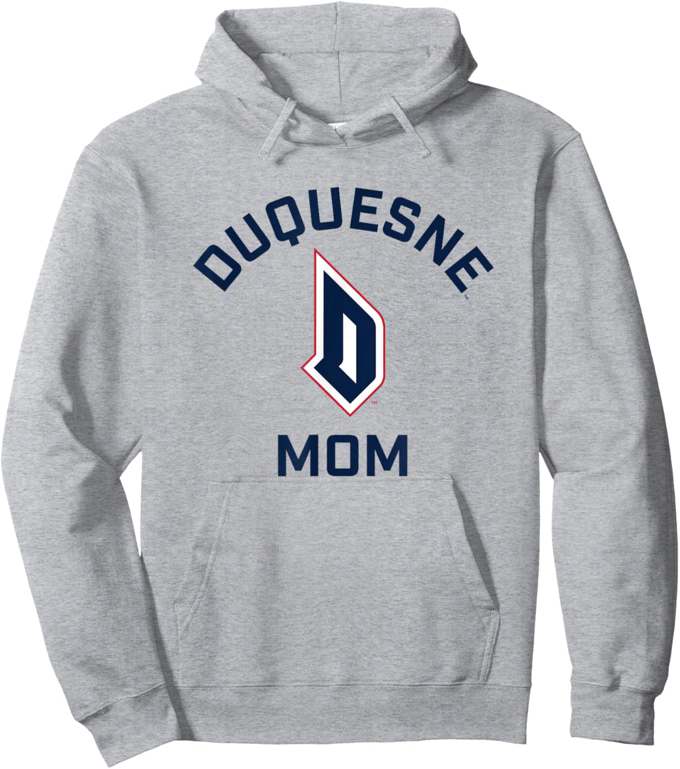 Duquesne University Dukes Arched Mom Hoodie - Hoodie | Ash