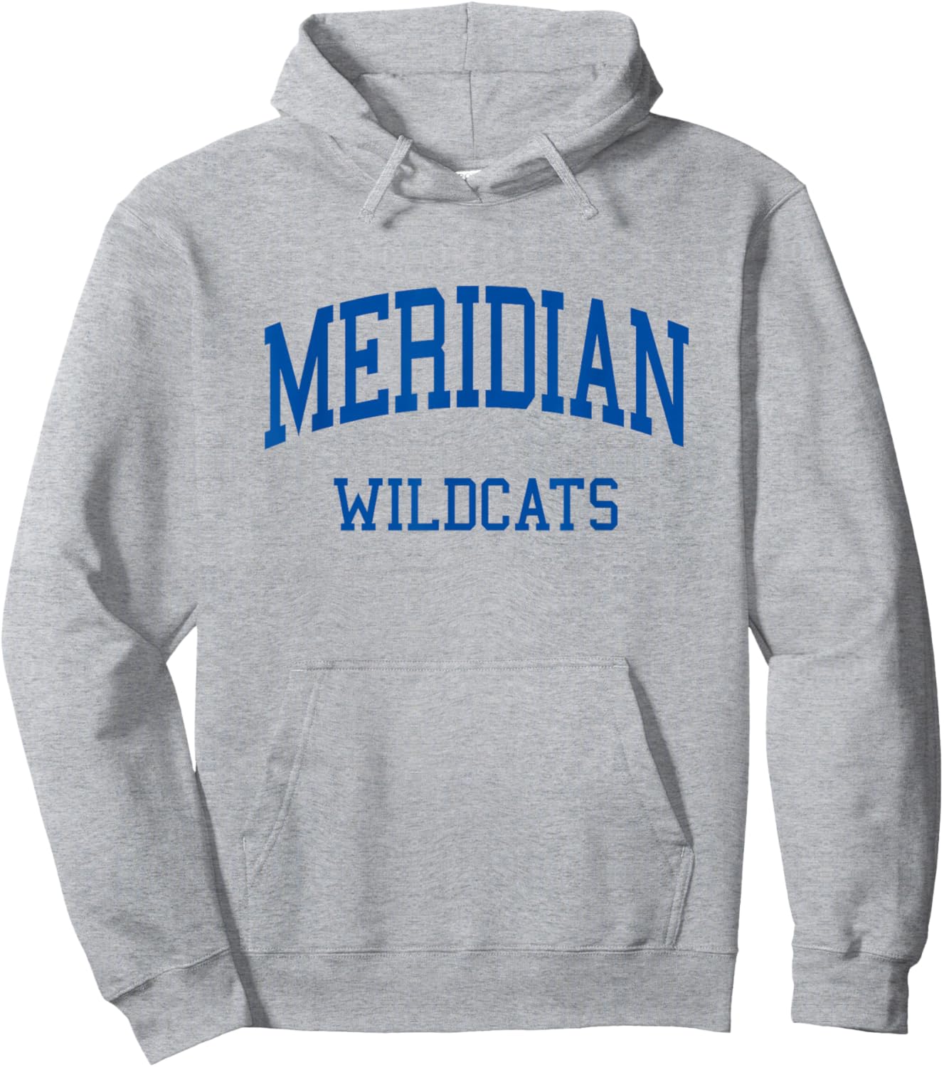 Meridian High School HS Meridian MS Retro Hoodie - Hoodie | Ash