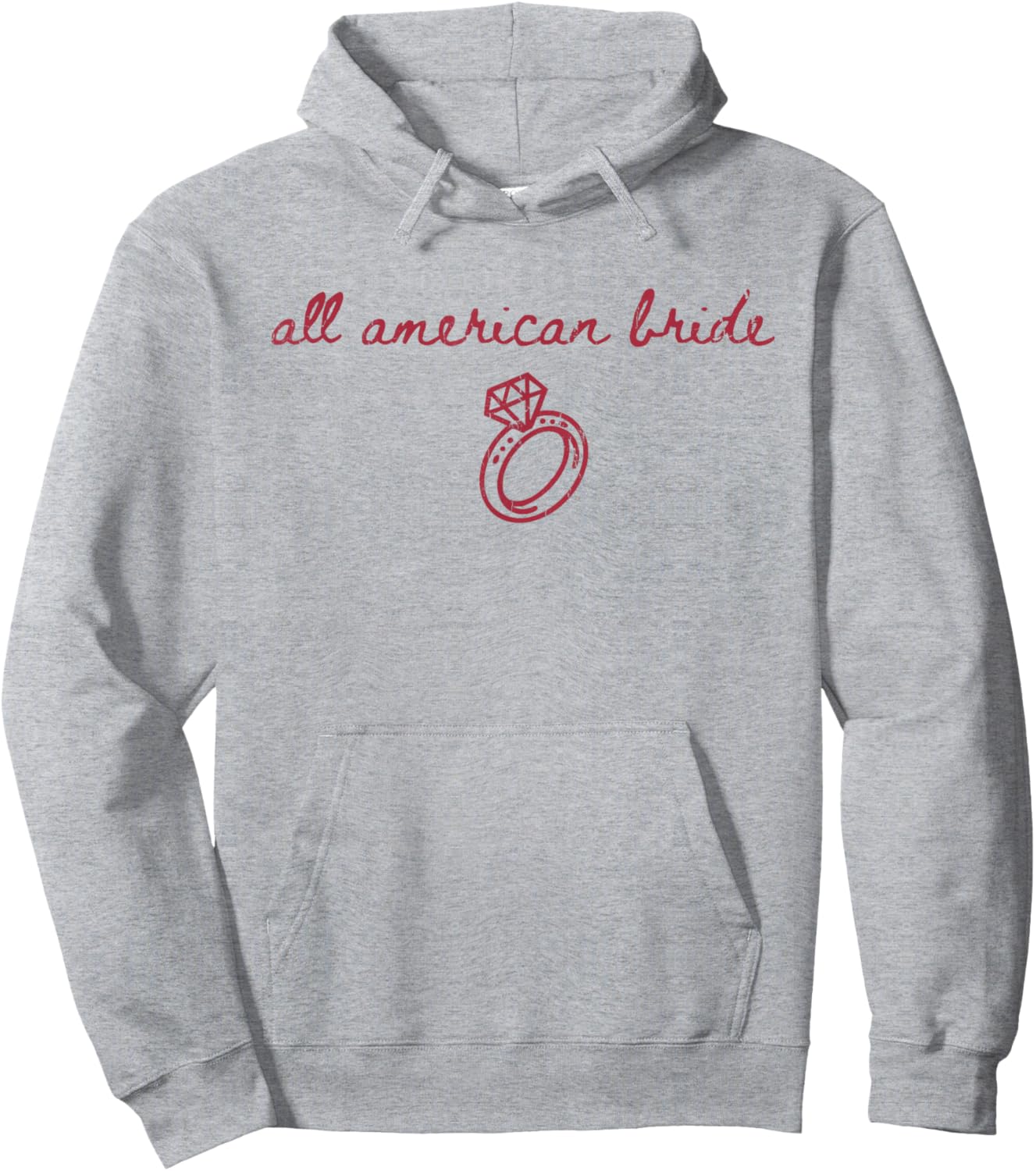 All American Bride, All American Girl, Party 4th of July Hoodie - Hoodie | Ash
