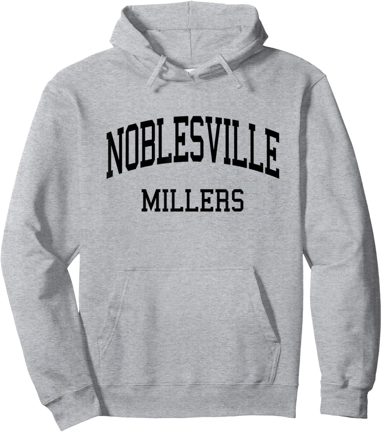 Noblesville High School HS Noblesville in Retro Hoodie - Hoodie | Ash