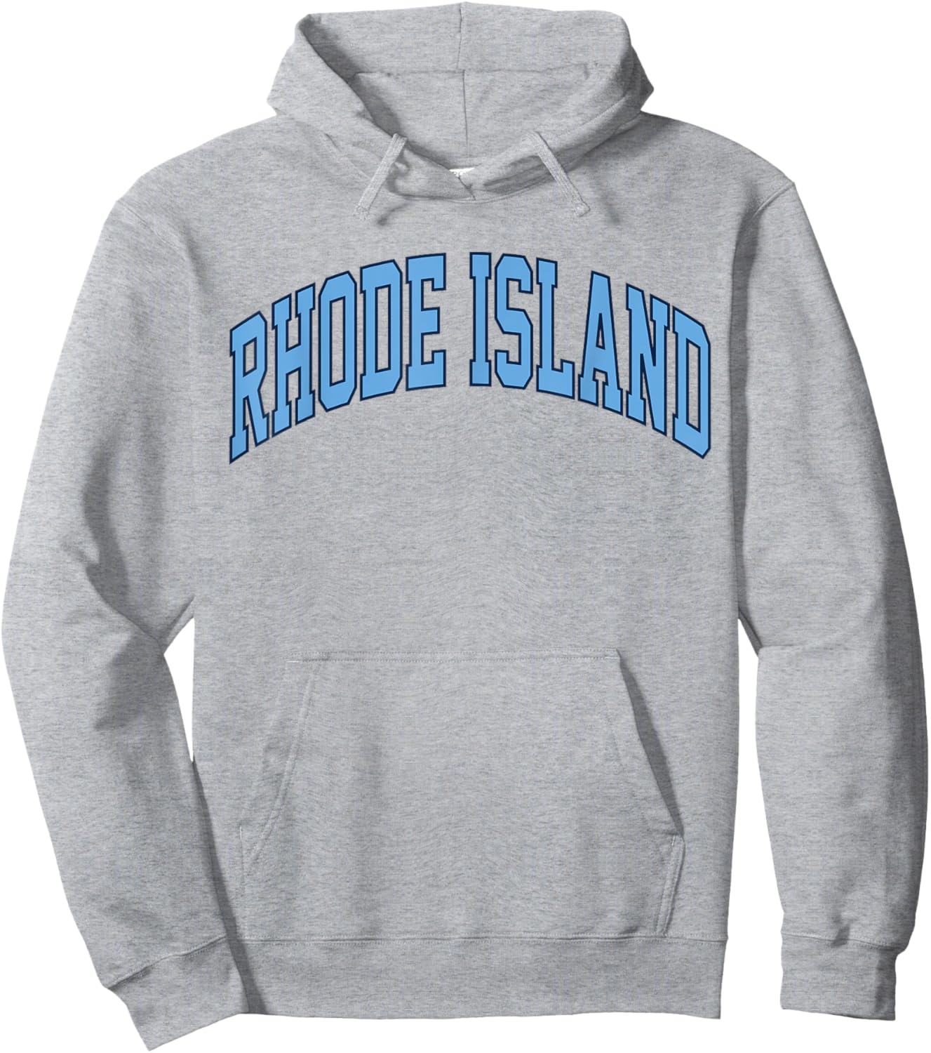 Retro Rhode Island Souvenir Classic Rhode Island Blue RI Hoodie - Hoodie | Ash