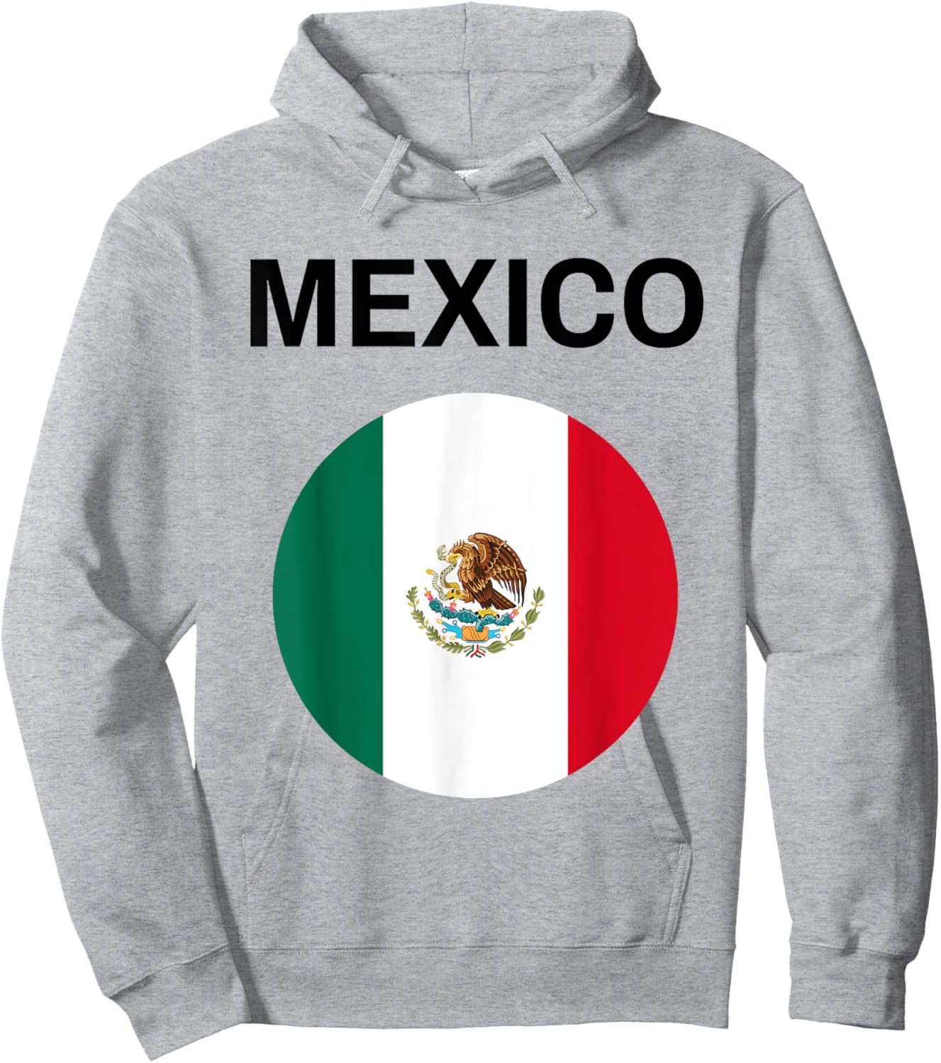 Mexico Flag Modern Hoodie - Hoodie | Ash