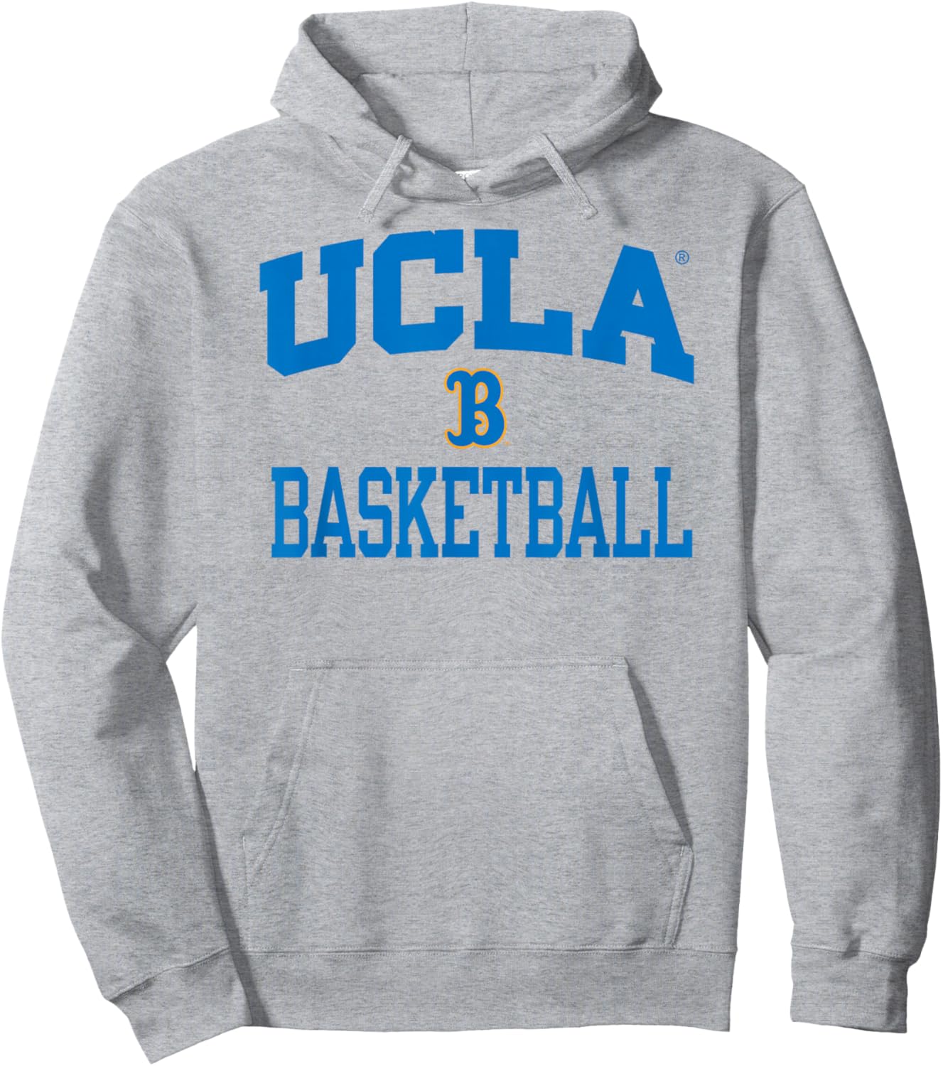 UCLA Bruins Basketball Arch Gray Officially Licensed Hoodie - Hoodie | Ash