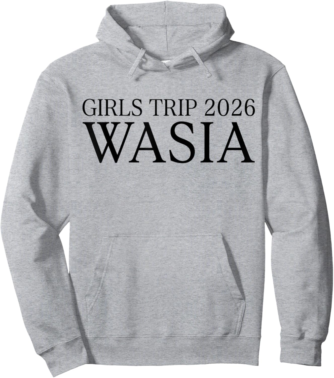 Girls Trip 2025 Wasia Summer Vacation Beach Hoodie - Hoodie | Ash