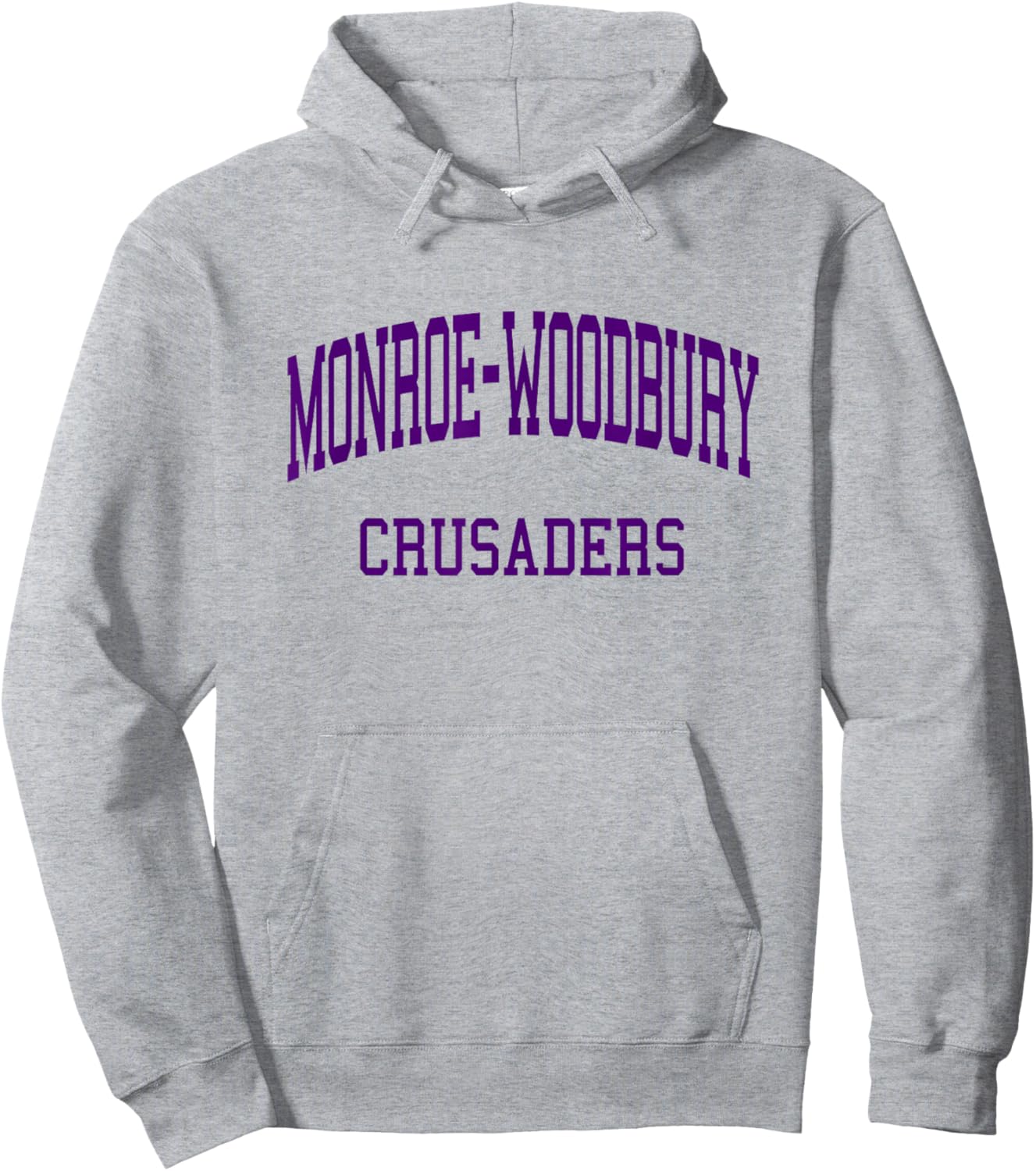 Monroe-Woodbury High School HS Central Valley NY Retro Hoodie - Hoodie | Ash