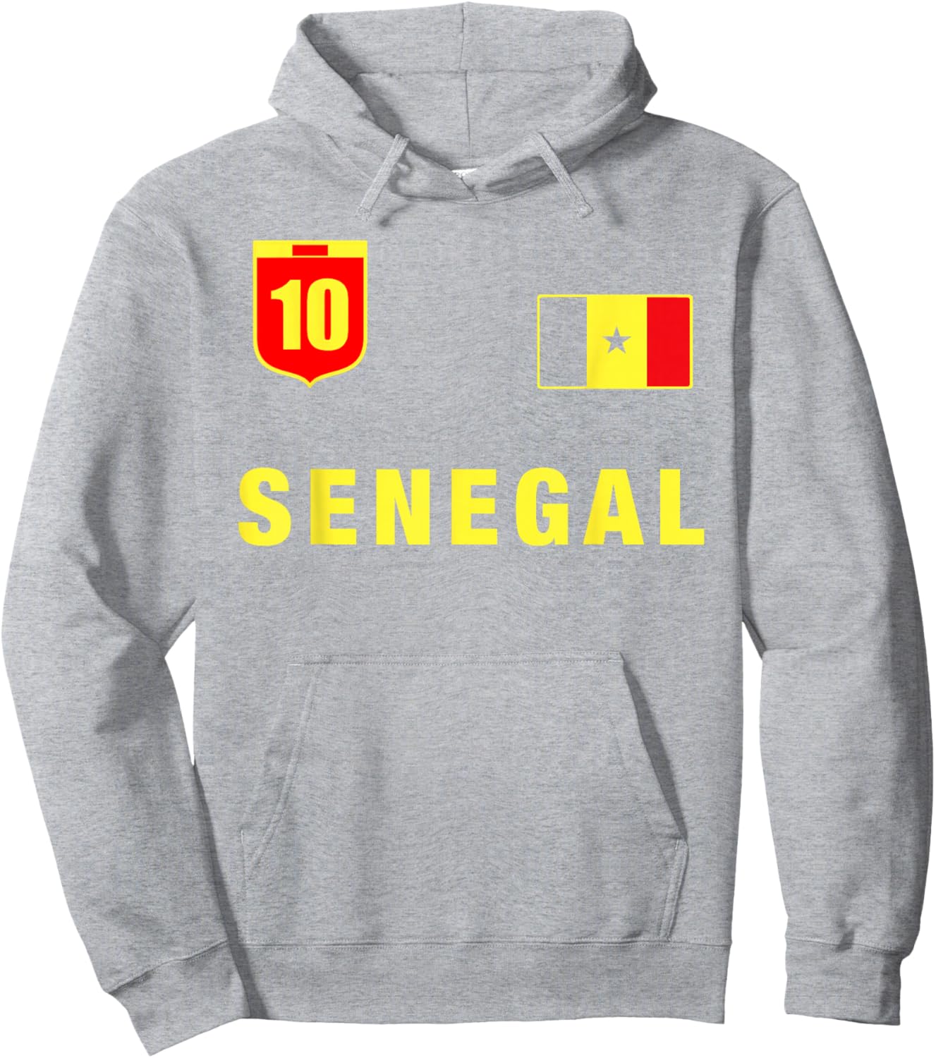 Senegal Outfit Senegal Clothing Green Senegal Design Hoodie - Hoodie | Ash