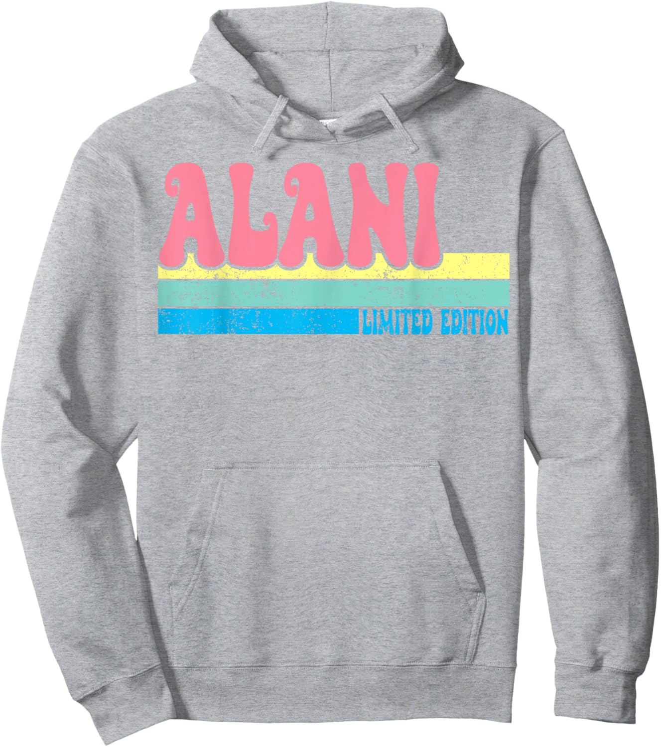 ALANI Name Personalized Cute Idea Groovy Women ALANI Hoodie - Hoodie | Ash