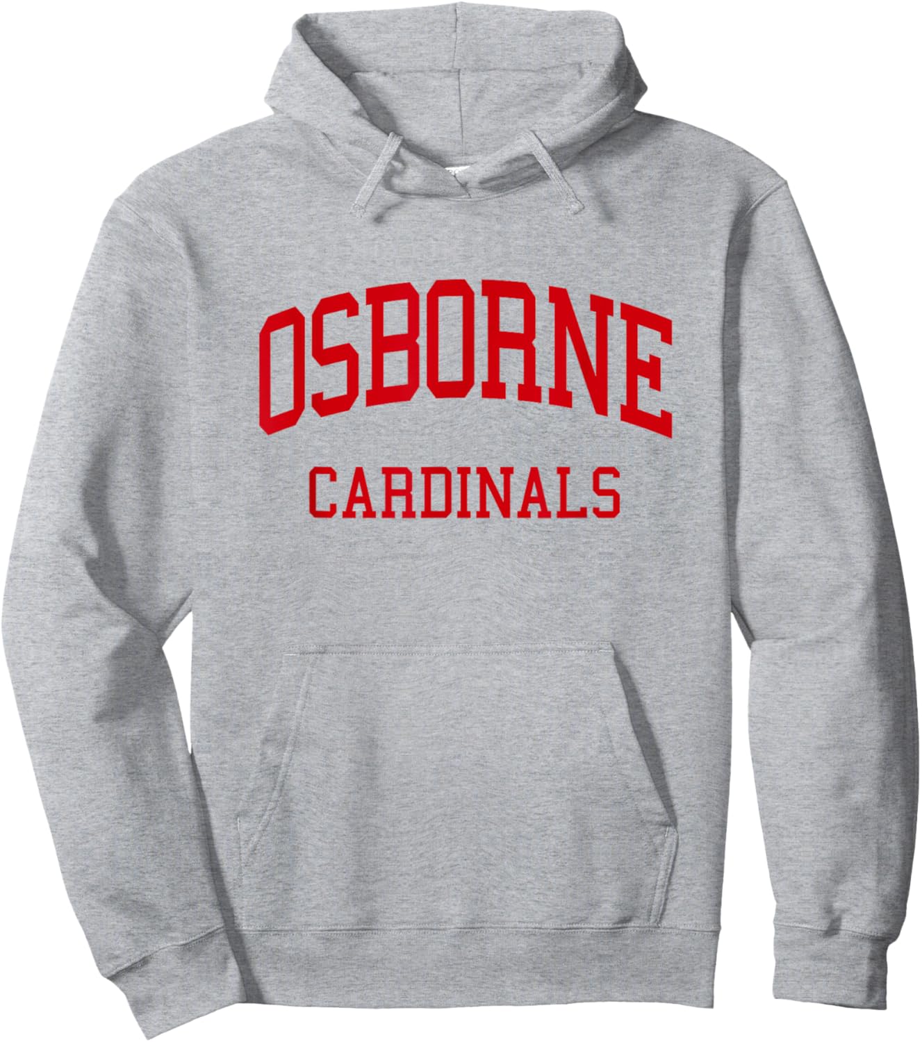 Osborne High School HS Marietta GA Retro Hoodie - Hoodie | Ash
