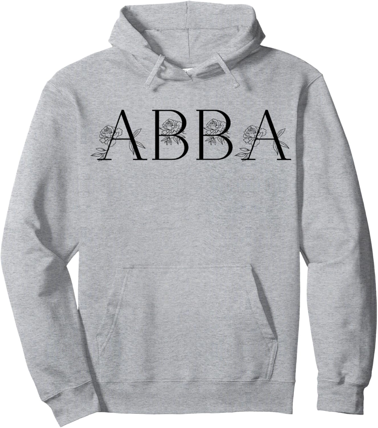 Abba Name Women Men Kids Abba Birthday Shirt Gift Abba Name Hoodie - Hoodie | Ash