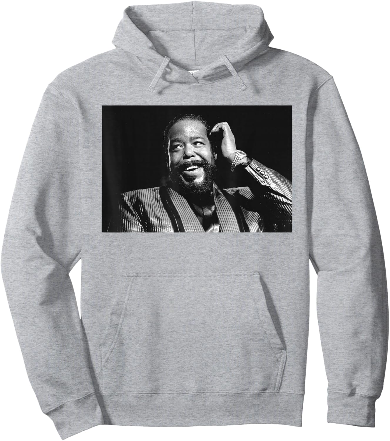 Singer Barry White Live In London By Stephen Wright Hoodie - Hoodie | Ash