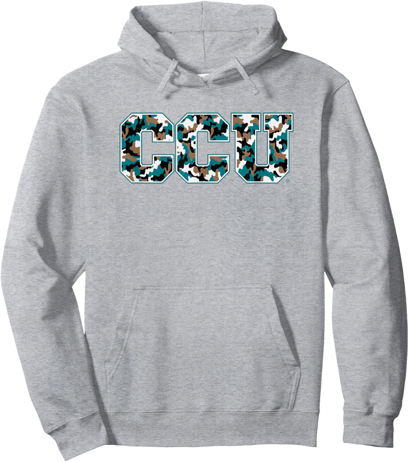 Coastal Carolina University CCU Camo Hoodie - Hoodie | Ash